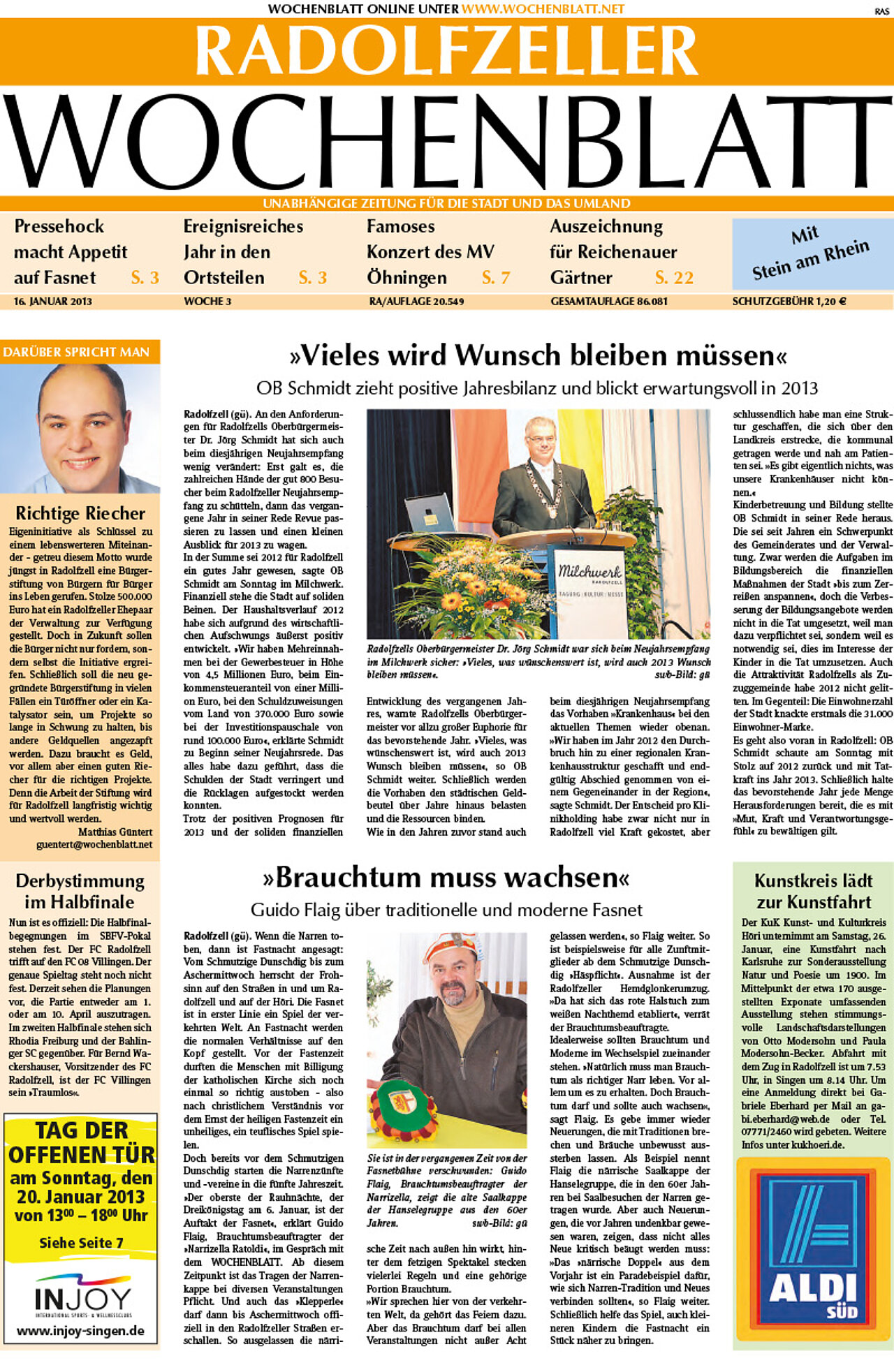 Ausgabe 03 vom 16. Januar 2013