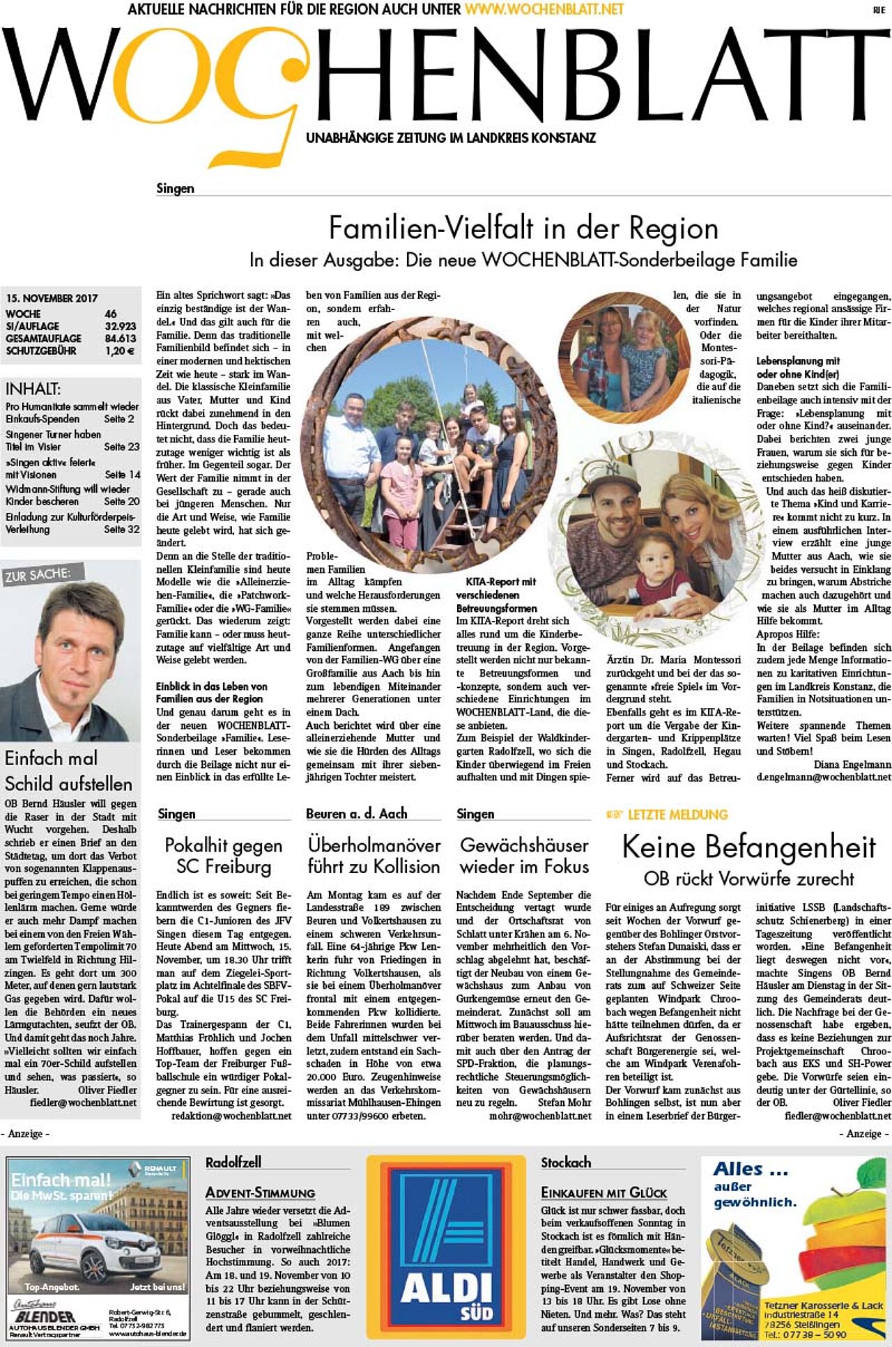 Ausgabe 46 vom 15. November 2017