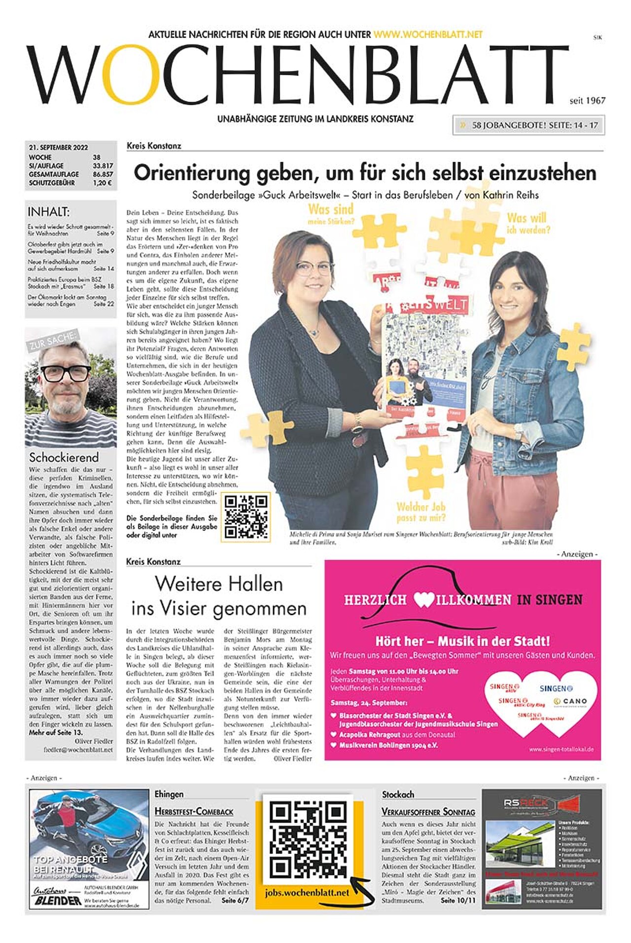 Ausgabe 38 vom 21. September 2022