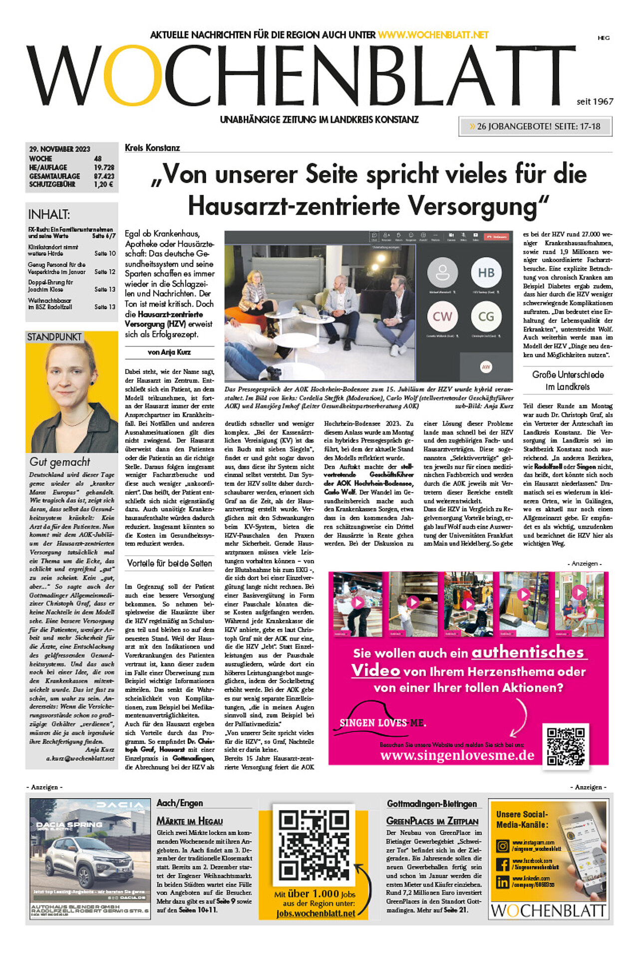 Ausgabe 48 vom 29. November 2023