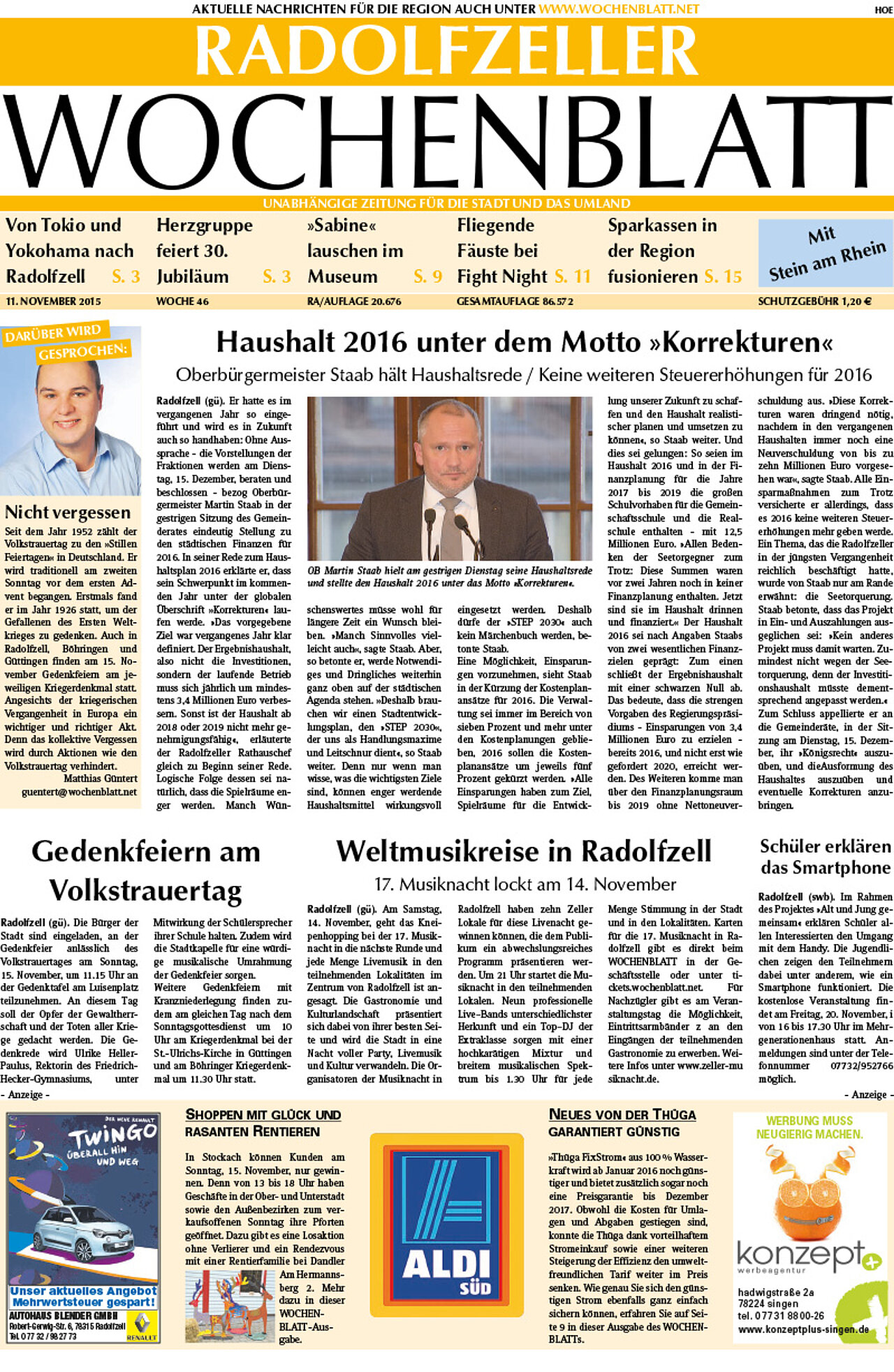Ausgabe 46 vom 11. November 2015