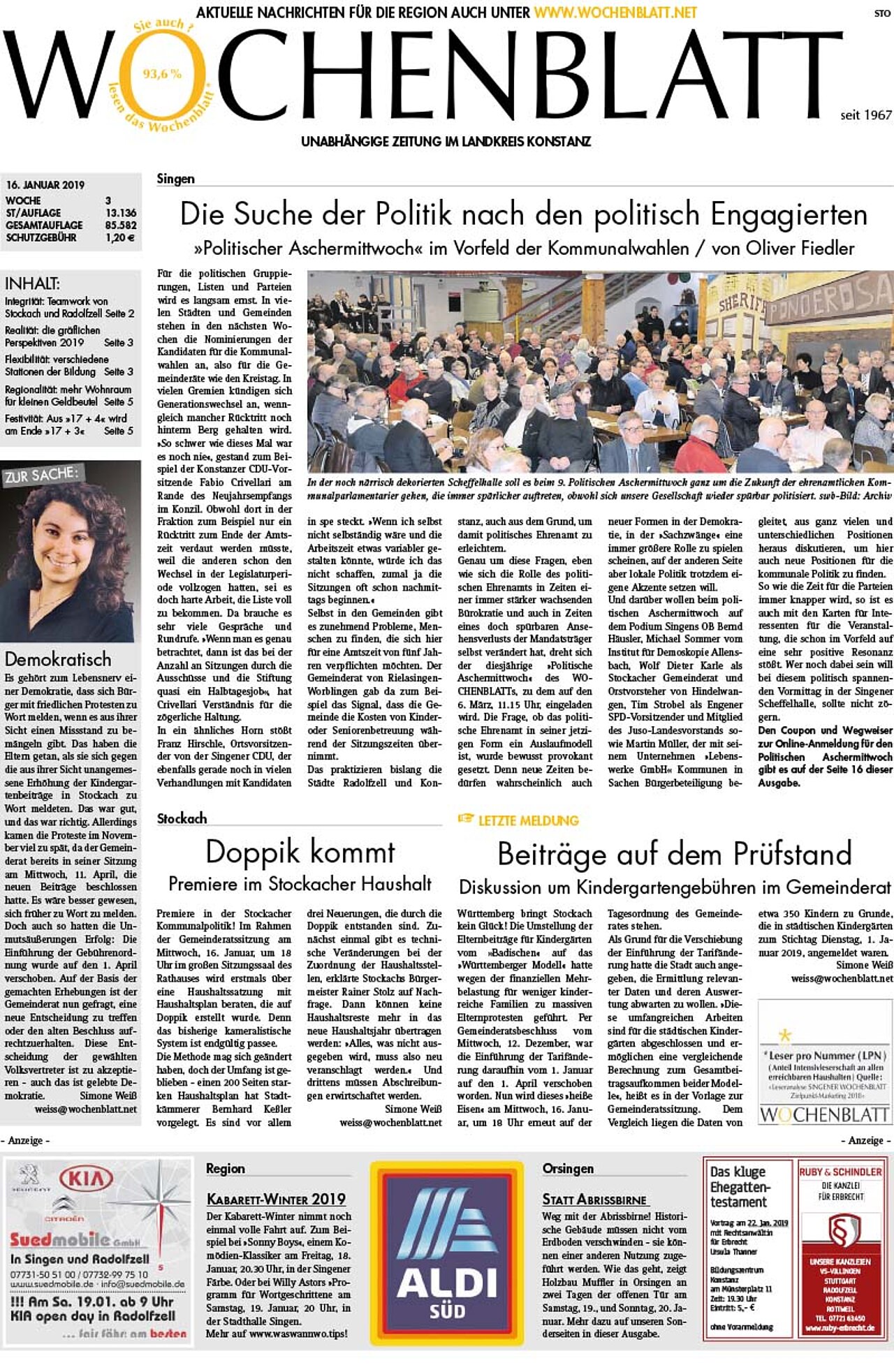 Ausgabe 03 vom 16. Januar 2019