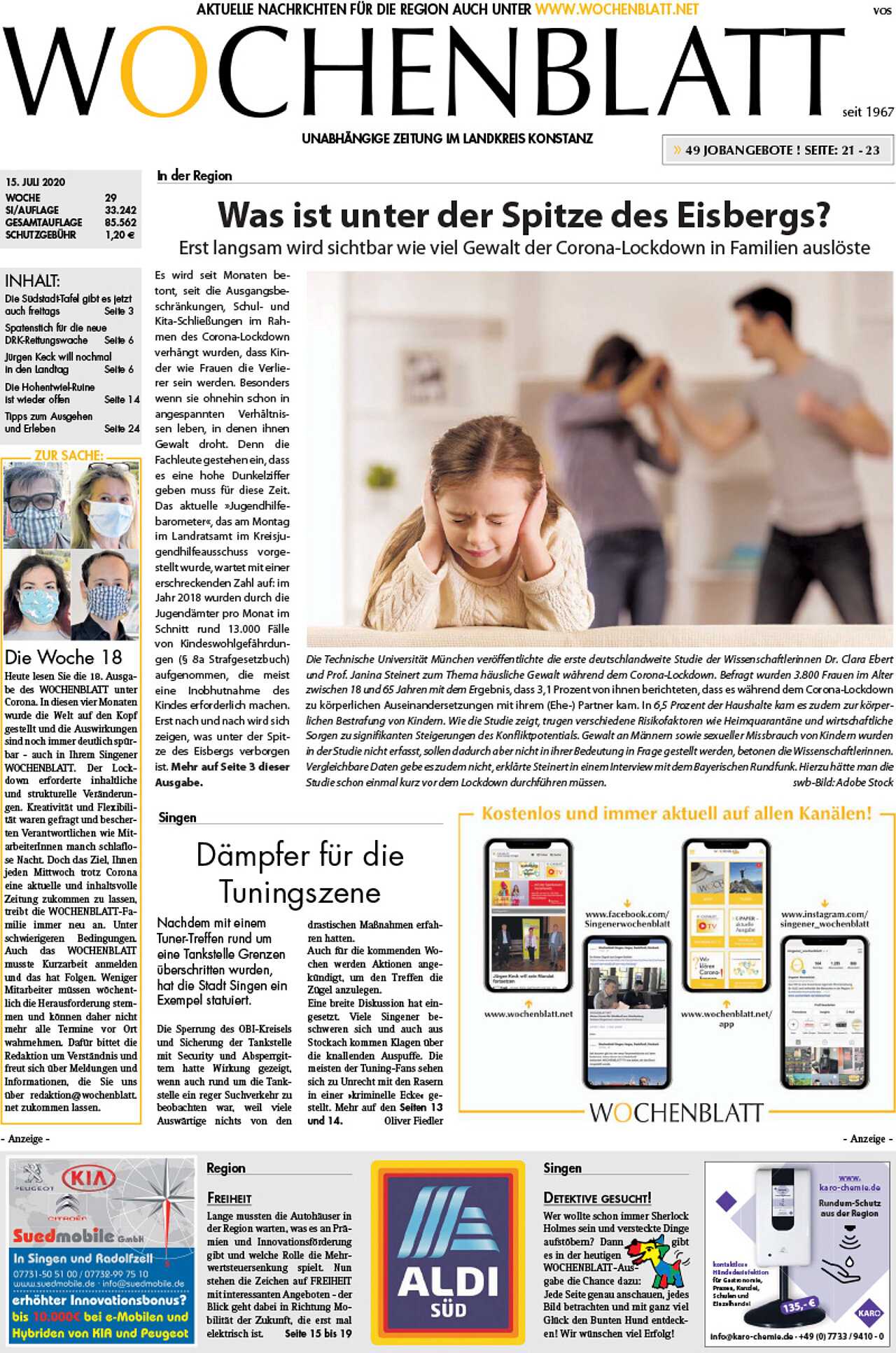 Ausgabe 29 vom 15. Juli 2020