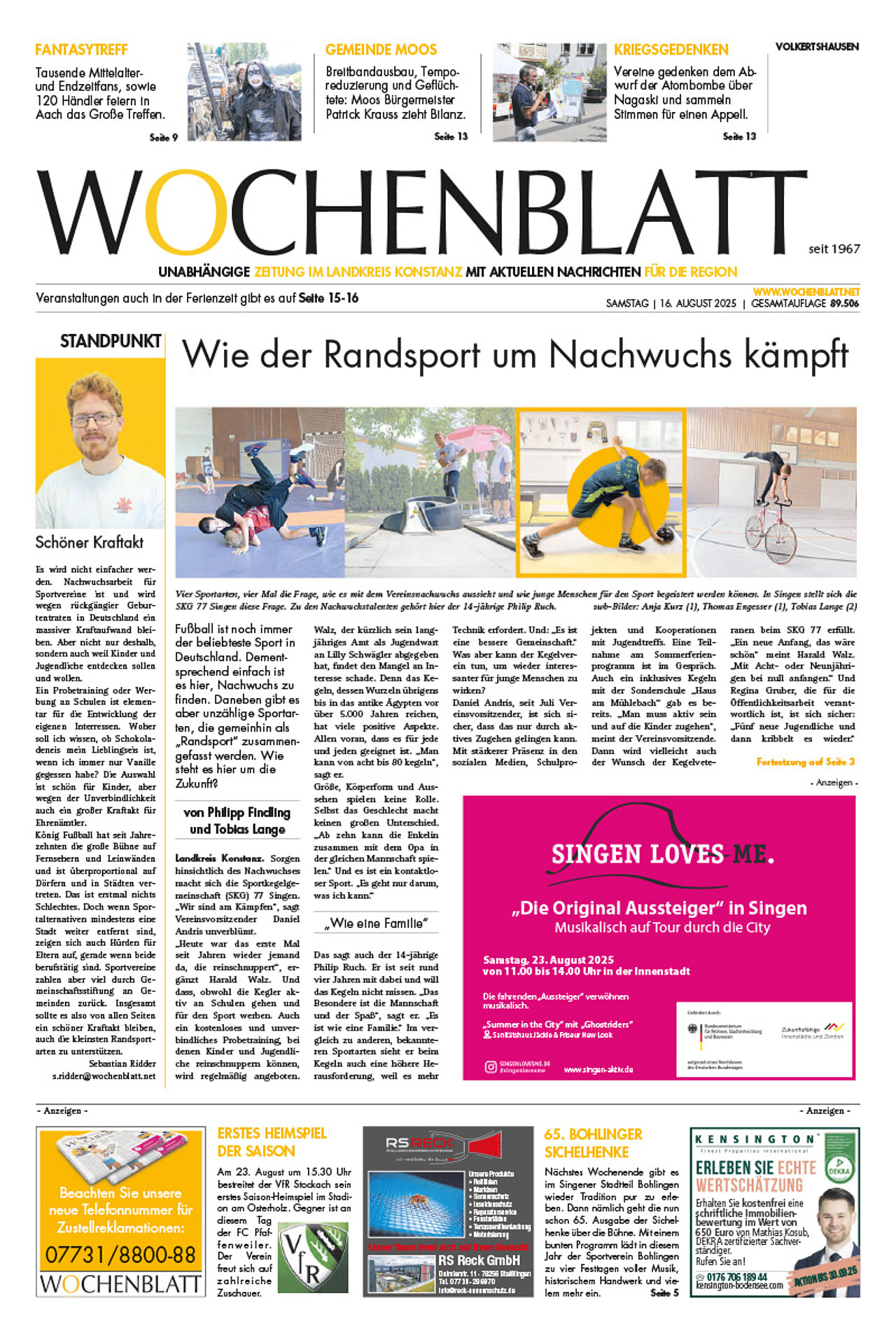 Ausgabe 33 vom 16. August 2025