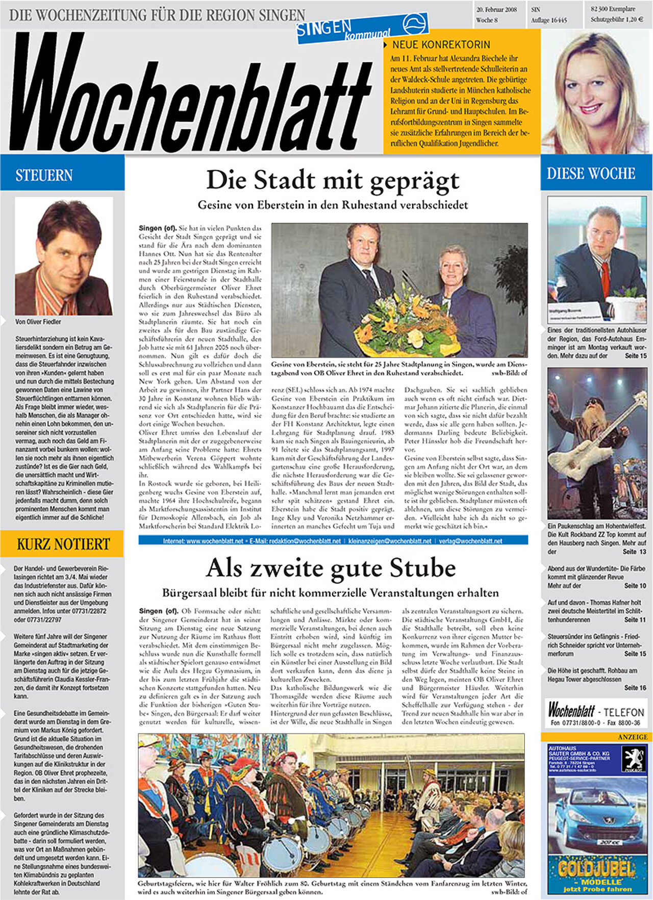 Ausgabe 08 vom 20. Februar 2008