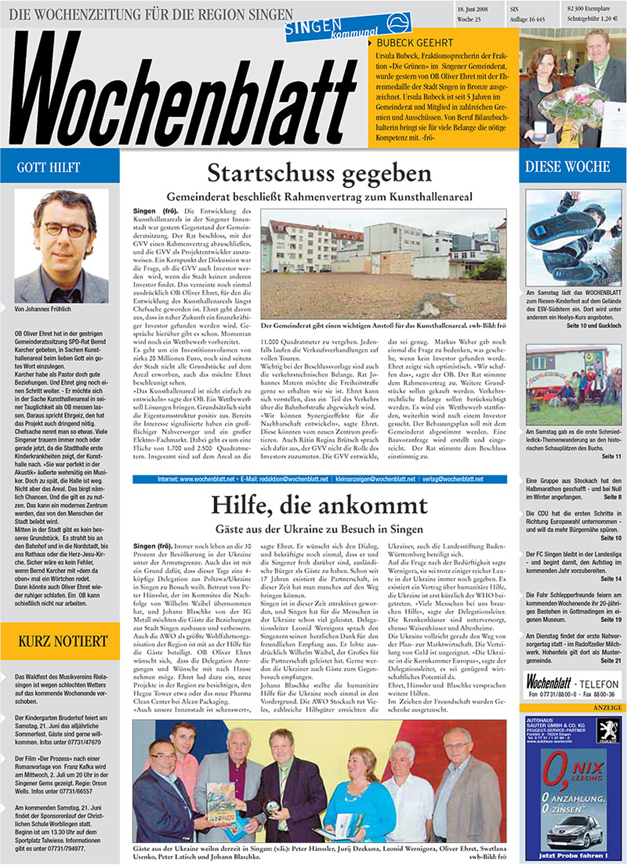 Ausgabe 25 vom 18. Juni 2008