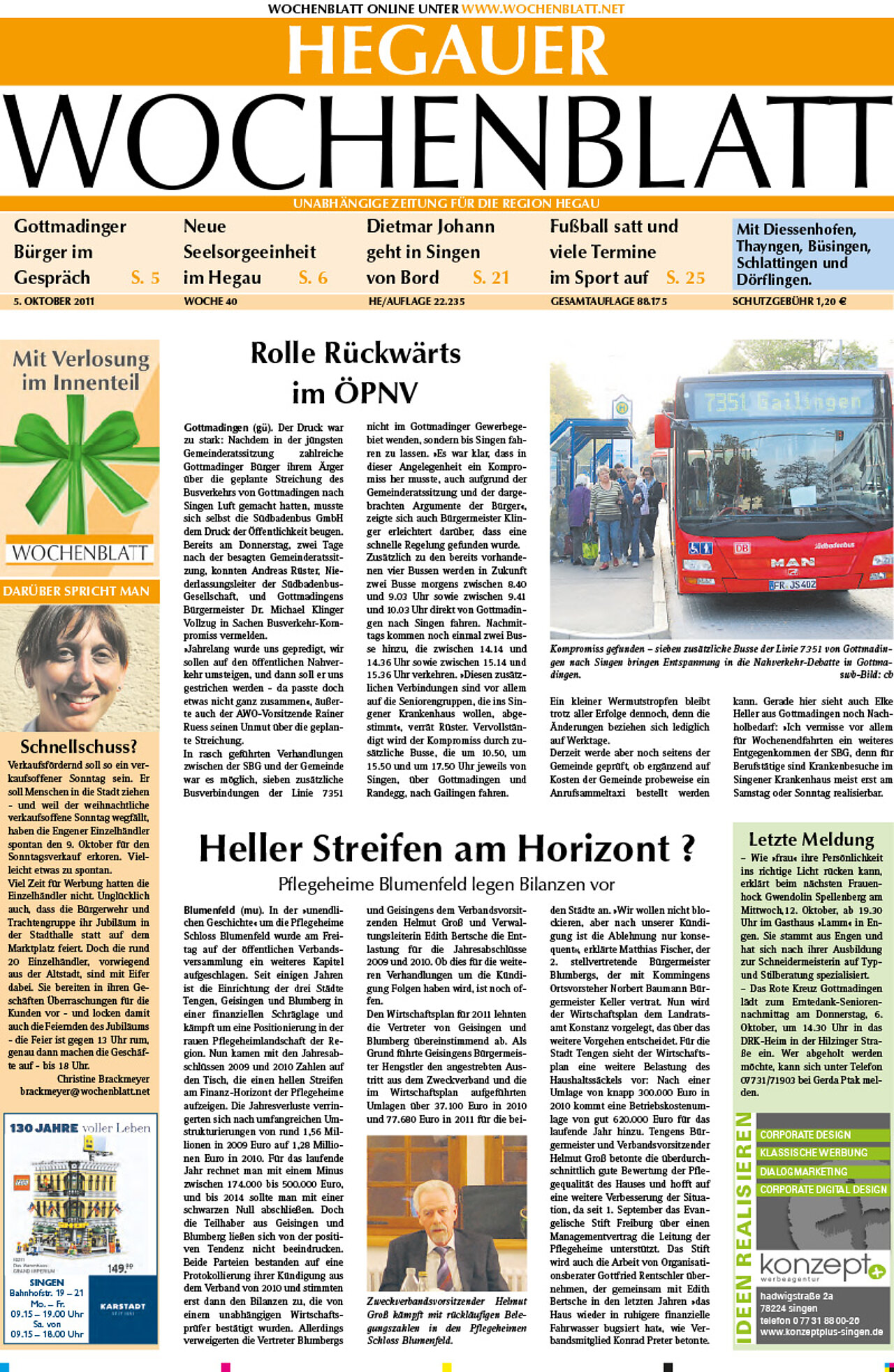 Ausgabe 40 vom 05. Oktober 2011