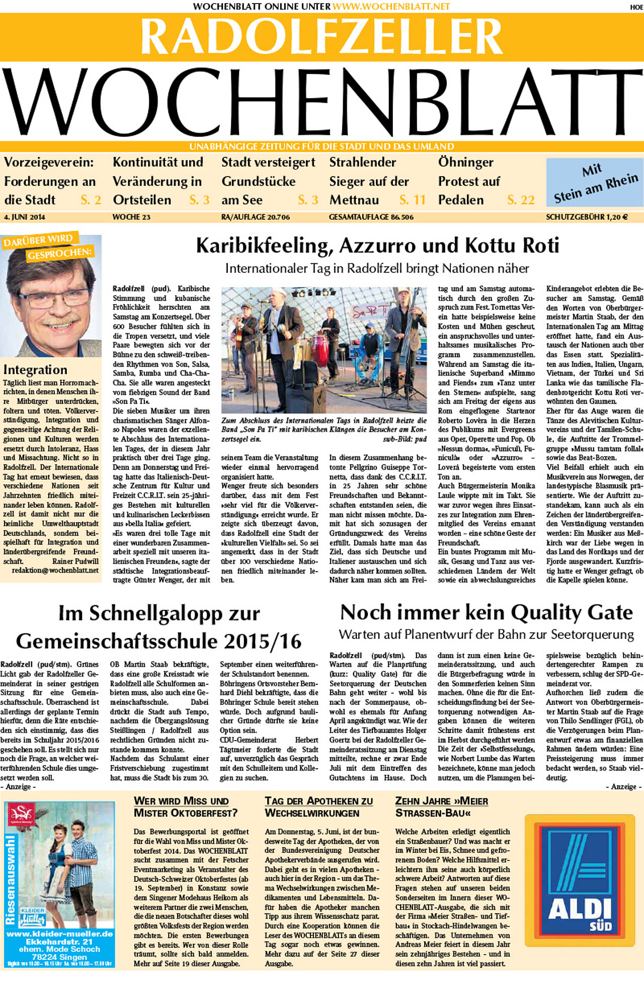 Ausgabe 23 vom 04. Juni 2014