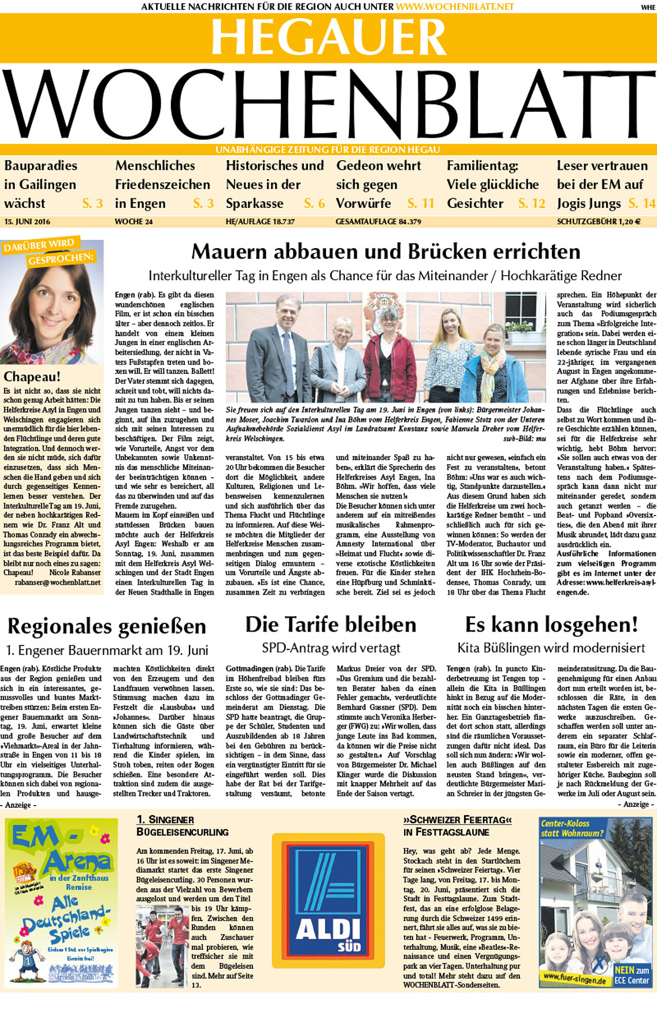 Ausgabe 24 vom 15. Juni 2016