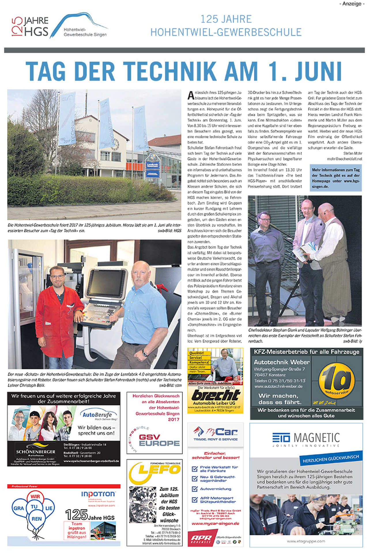 Sonderausgabe vom 24. Mai