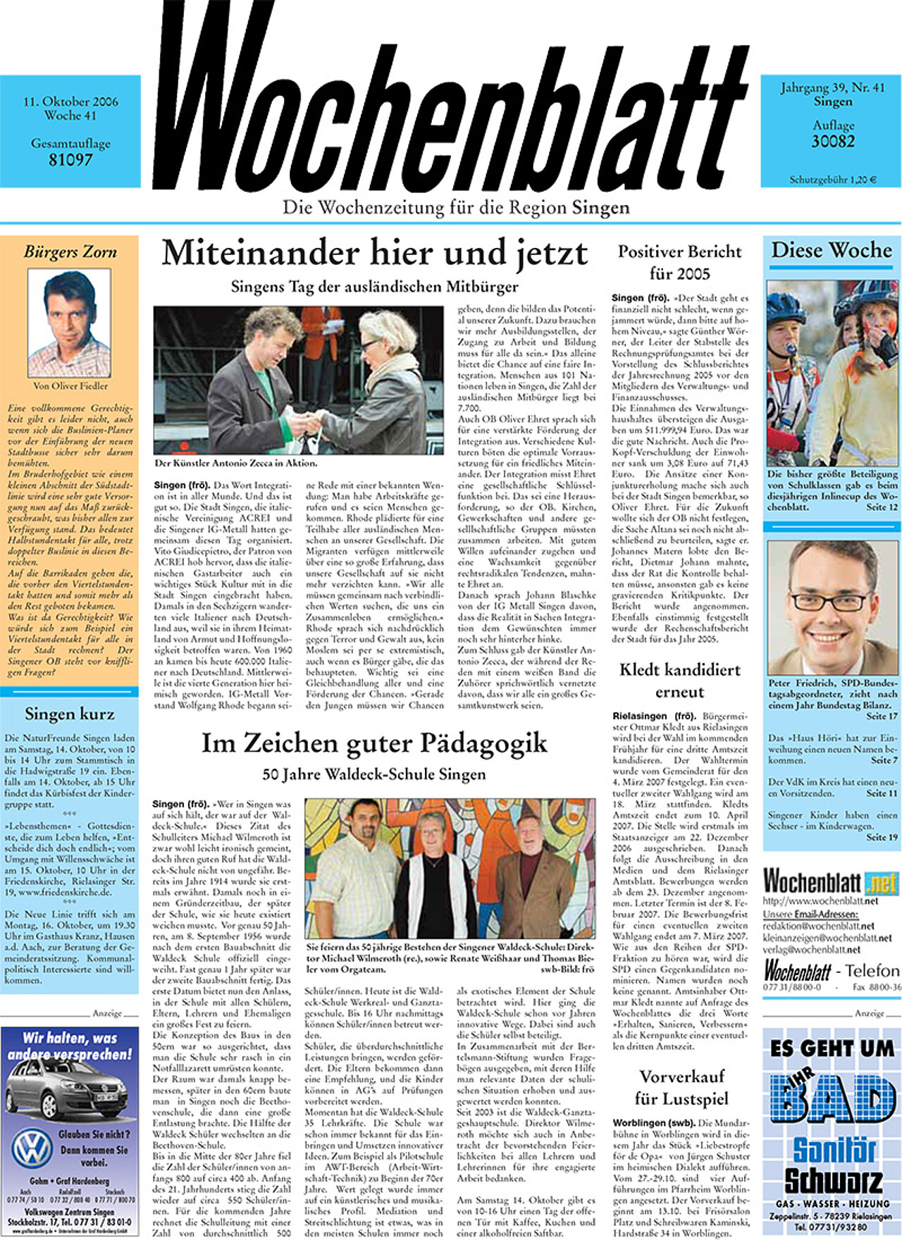 Ausgabe 41 vom 11. Oktober 2006