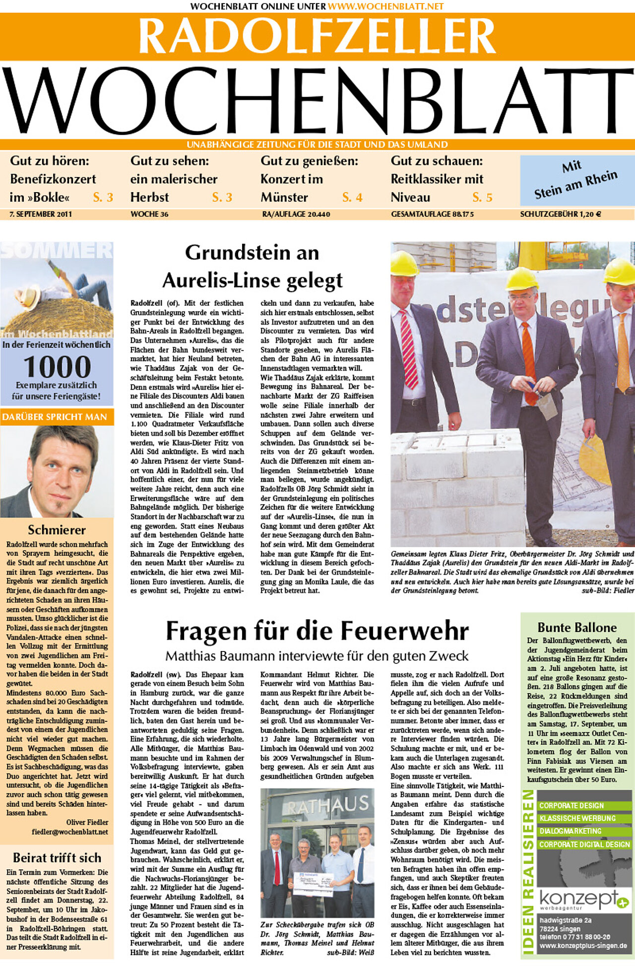 Ausgabe 36 vom 07. September 2011