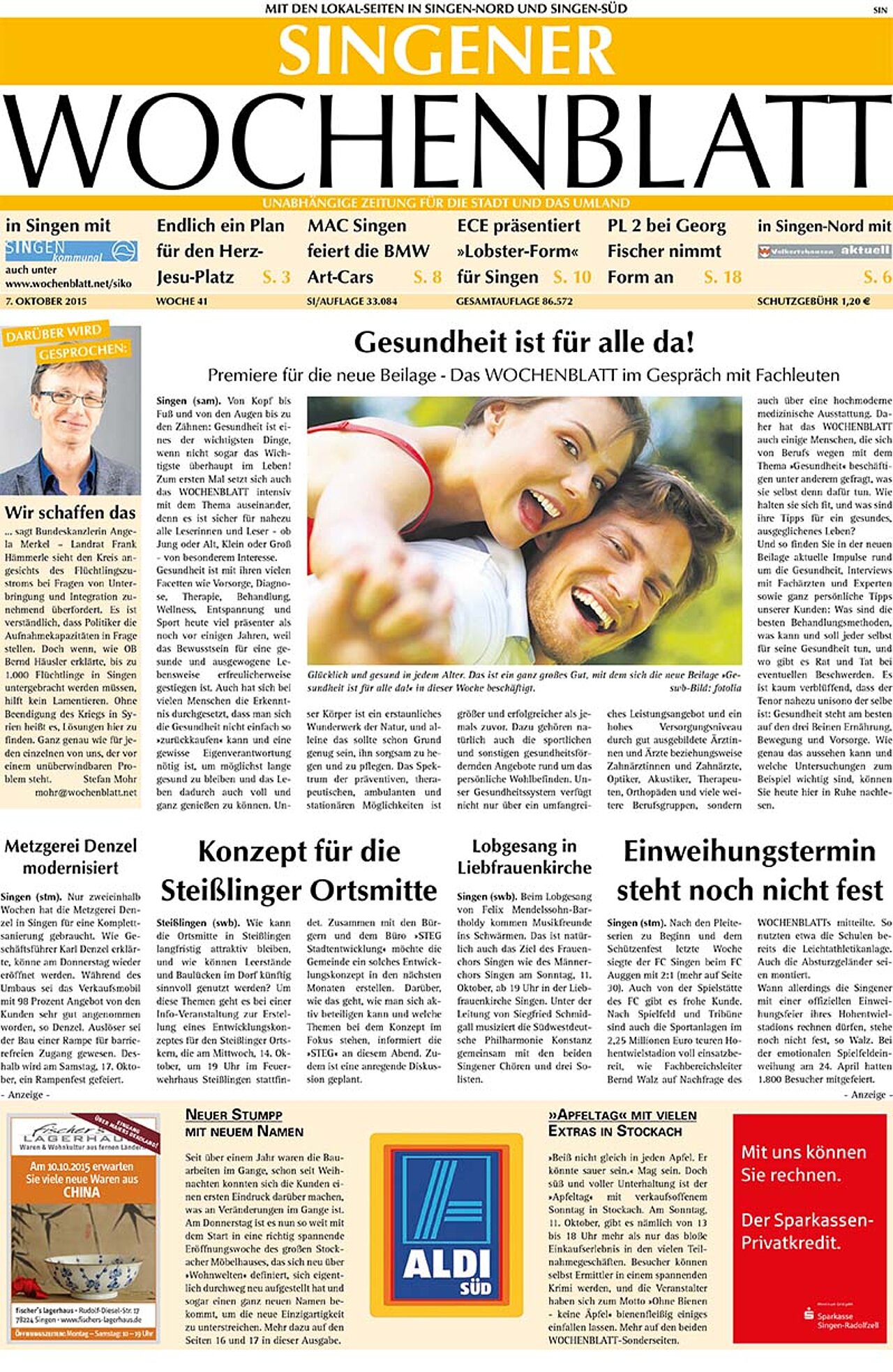 Ausgabe 41 vom 07. Oktober 2015