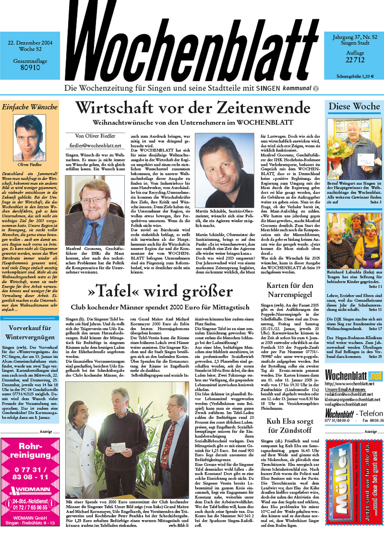 Ausgabe 52 vom 22. Dezember 2004