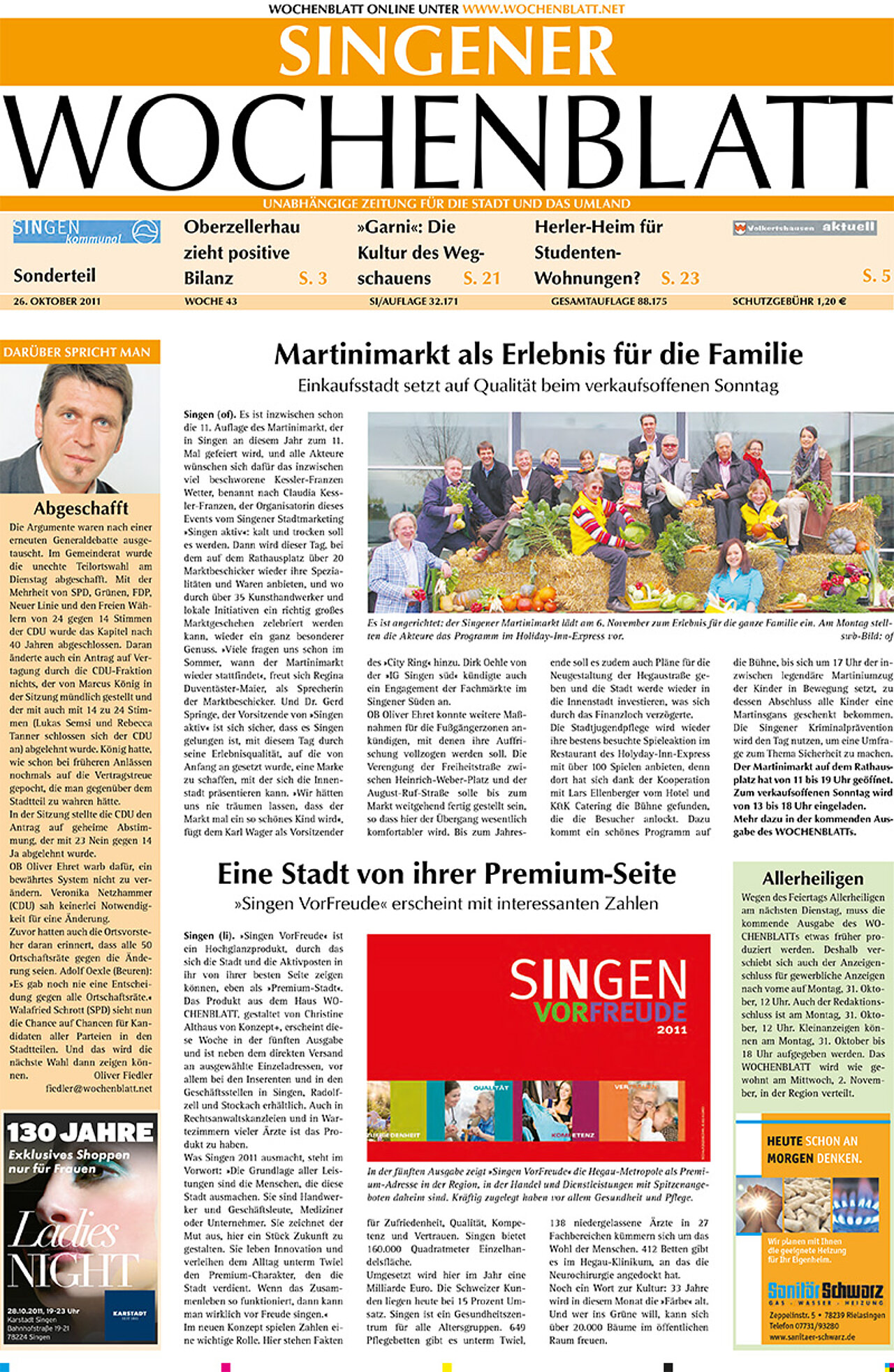 Ausgabe 43 vom 26. Oktober 2011