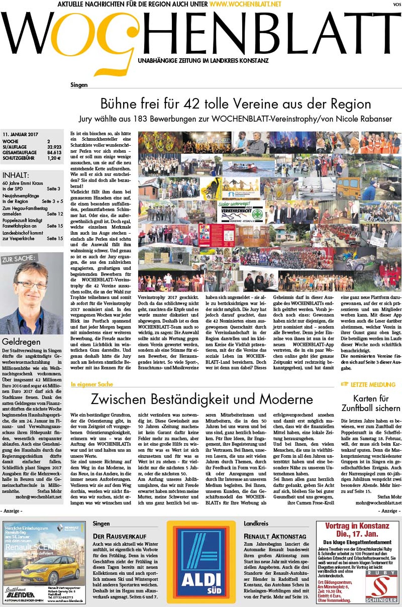 Ausgabe 02 vom 11. Januar 2017