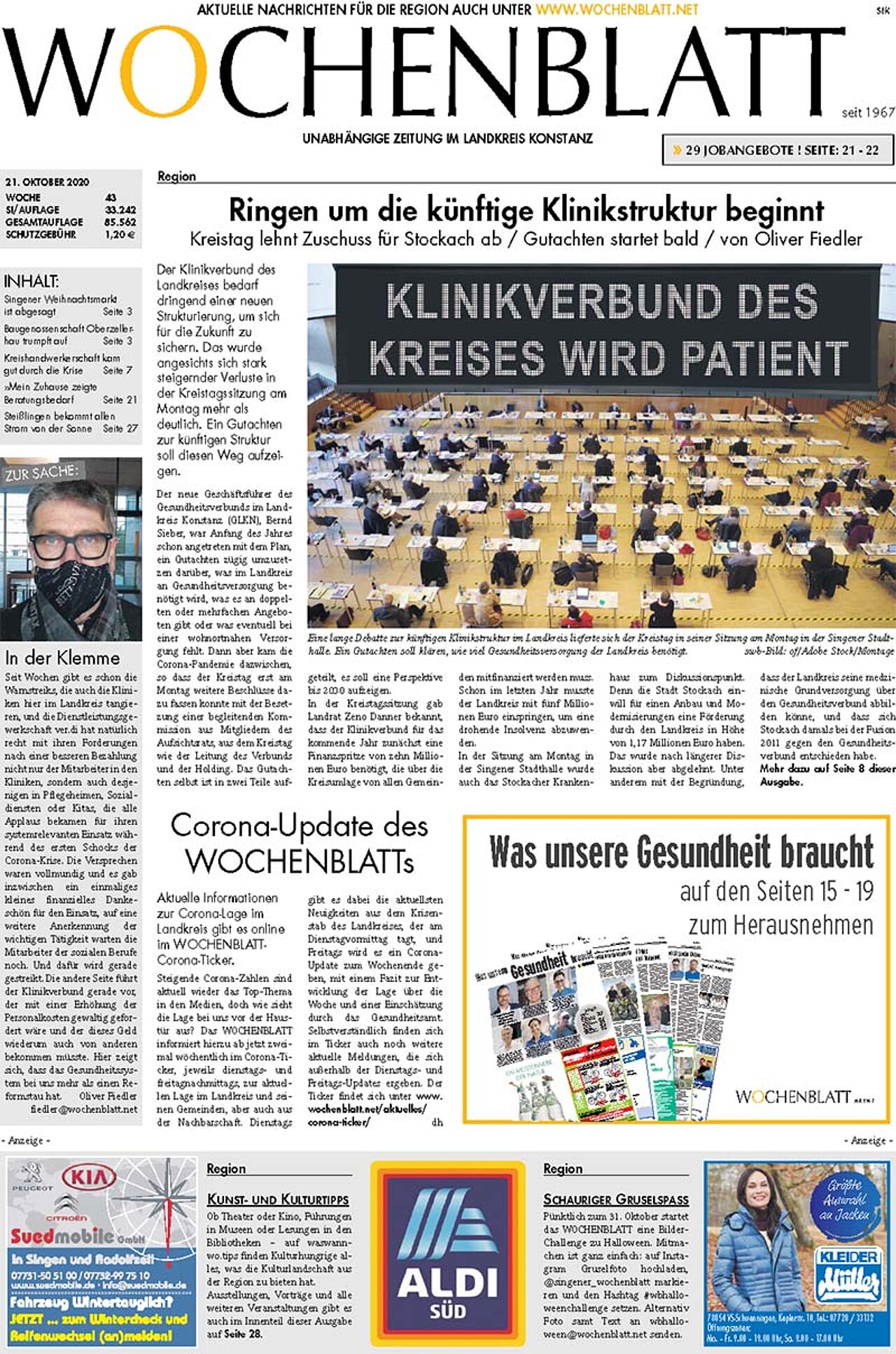 Ausgabe 43 vom 21. Oktober 2020