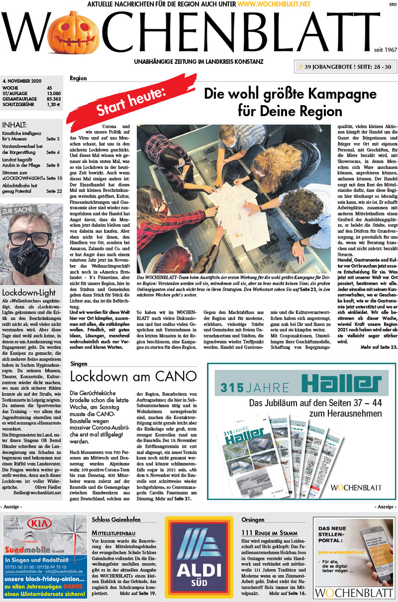 Ausgabe 45 vom 04. November 2020
