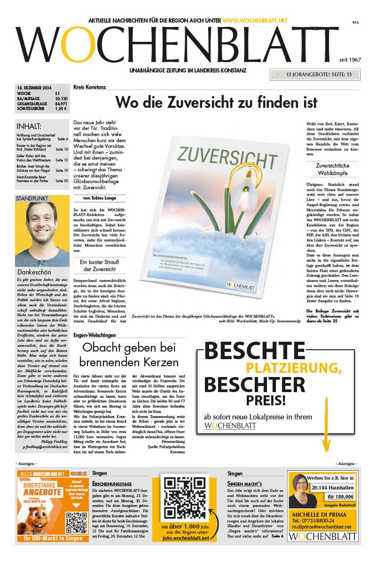 Ausgabe 51 vom 18. Dezember 2024