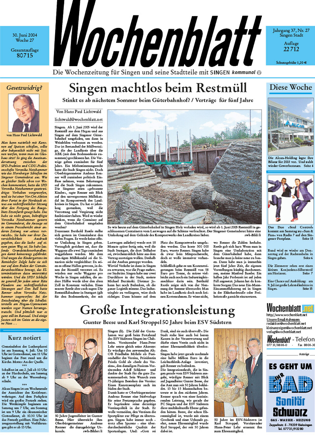Ausgabe 27 vom 30. Juni 2004