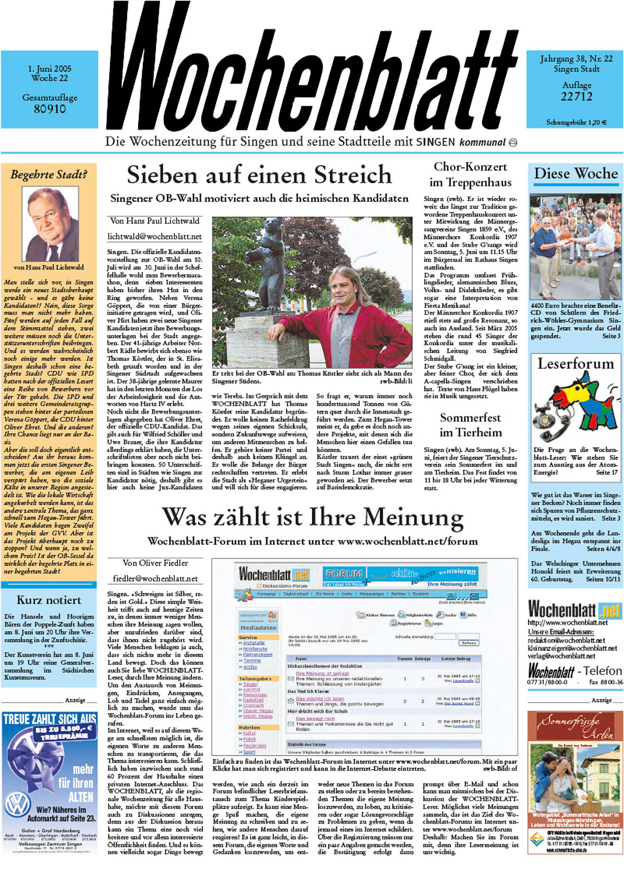 Ausgabe 22 vom 01. Juni 2005