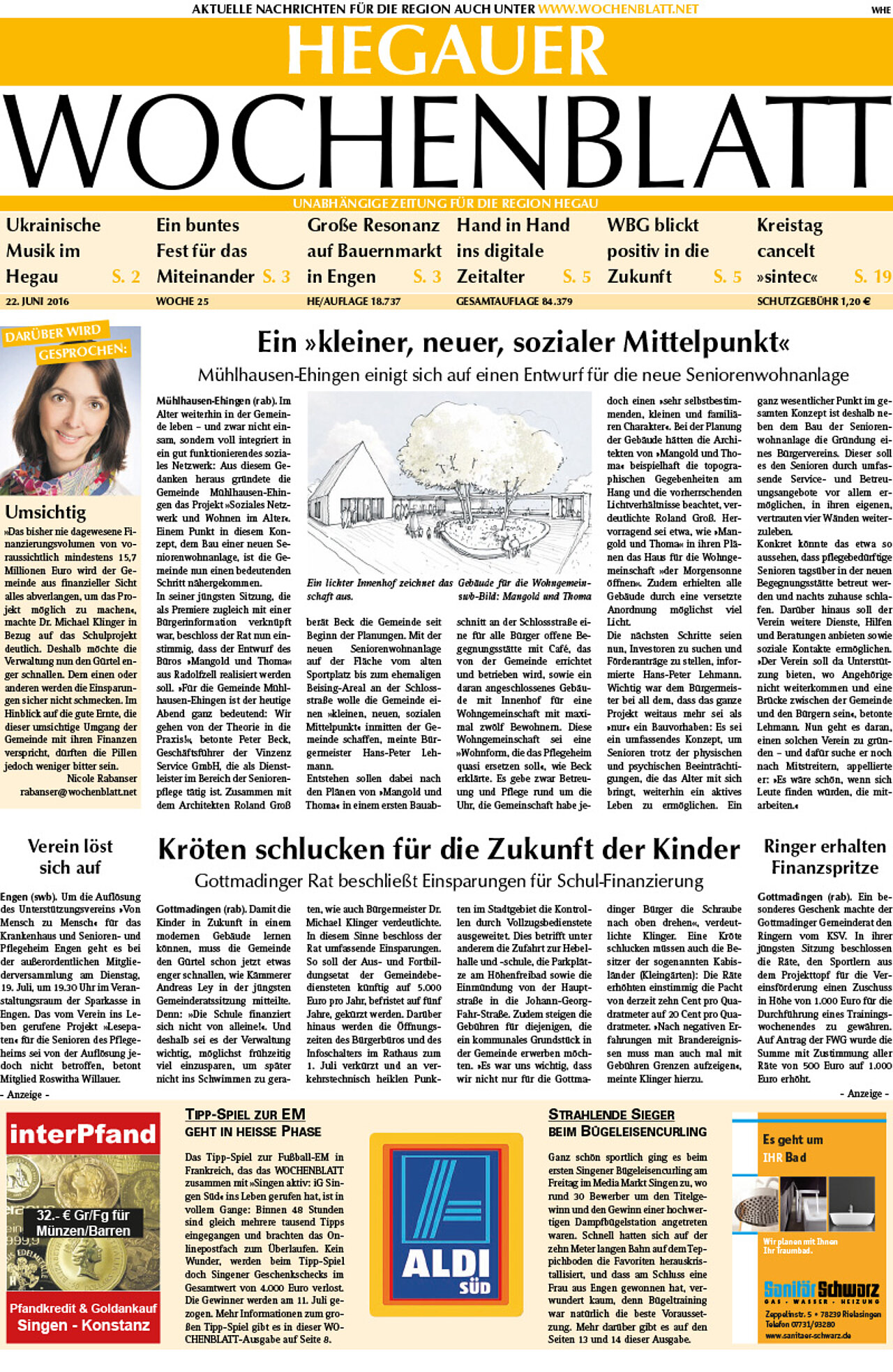 Ausgabe 25 vom 22. Juni 2016