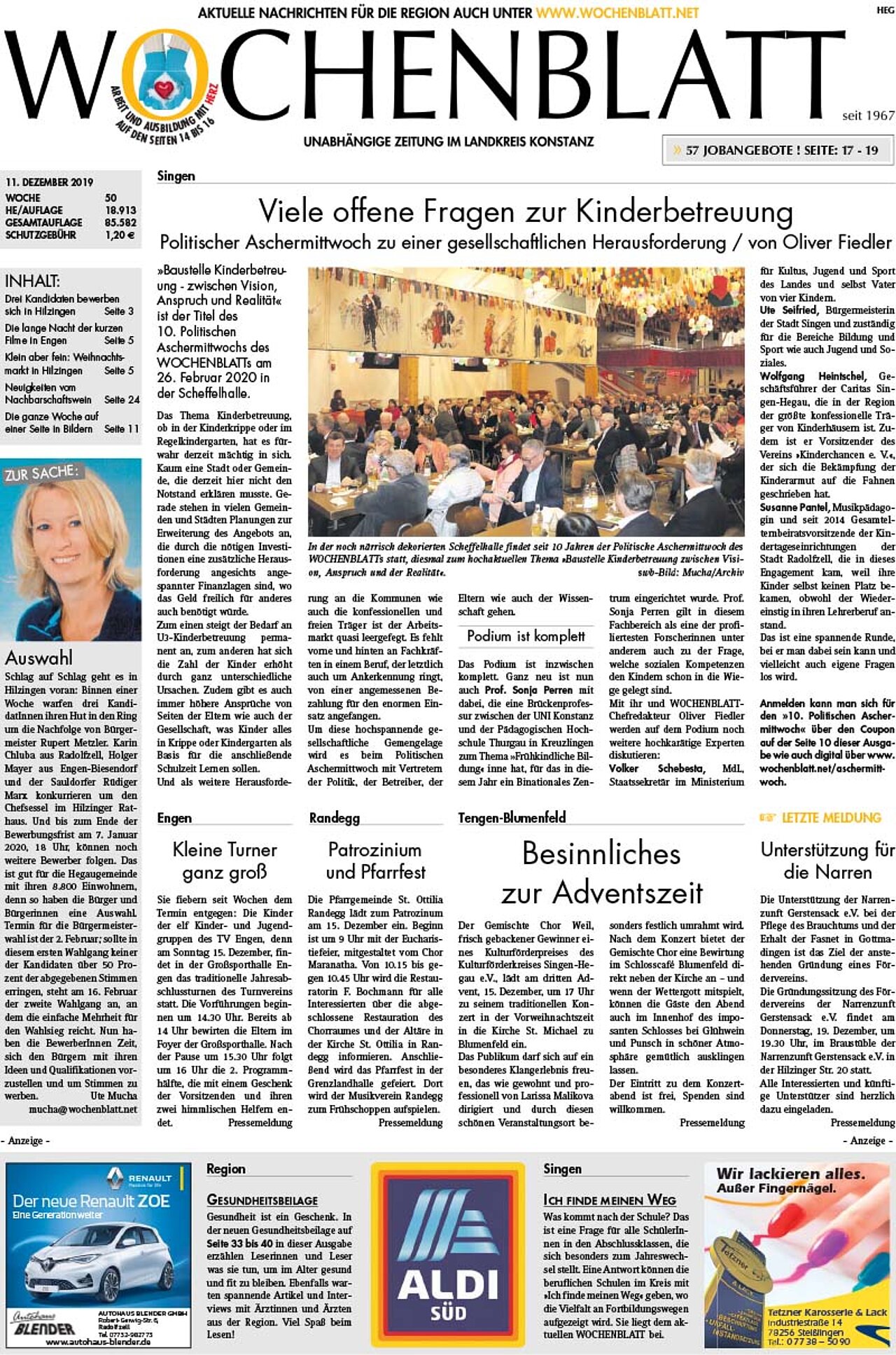 Ausgabe 50 vom 11. Dezember 2019