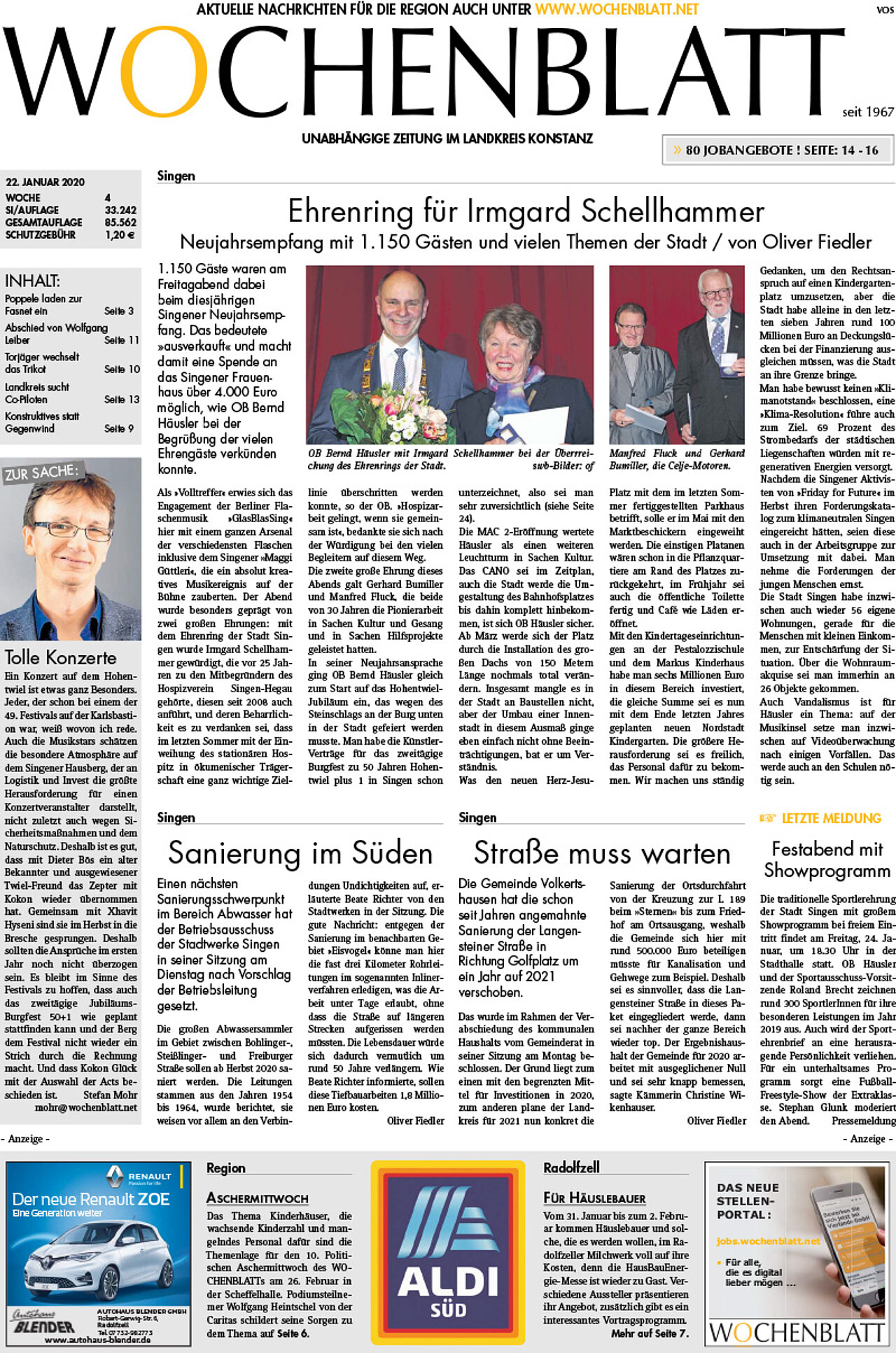 Ausgabe 04 vom 22. Januar 2020