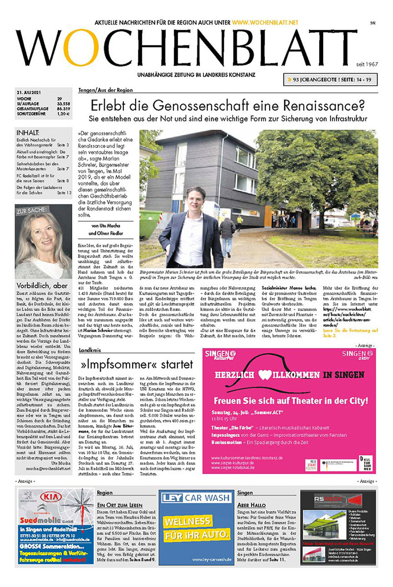 Ausgabe 29 vom 21. Juli 2021