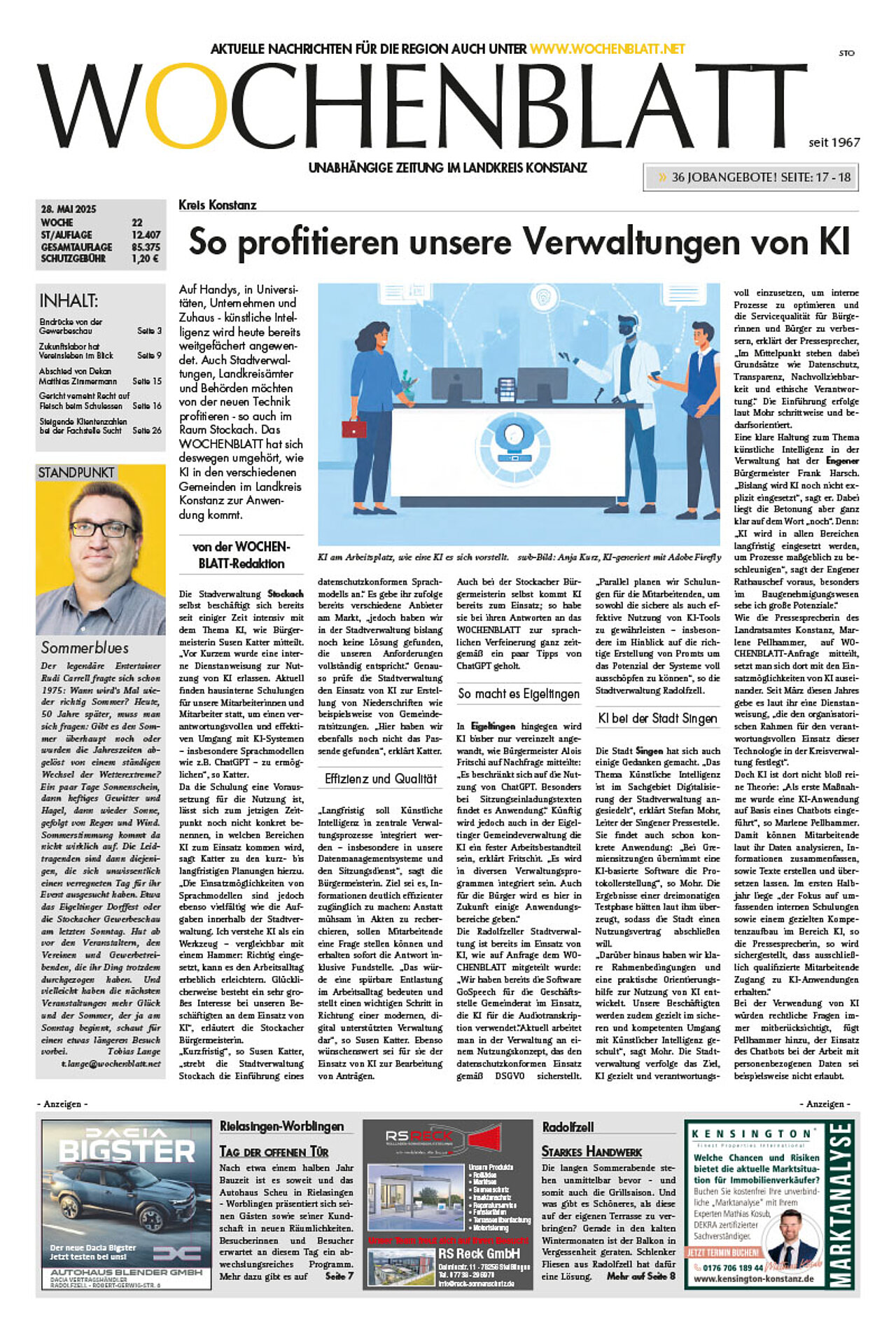 Ausgabe 22 vom 28. Mai 2025