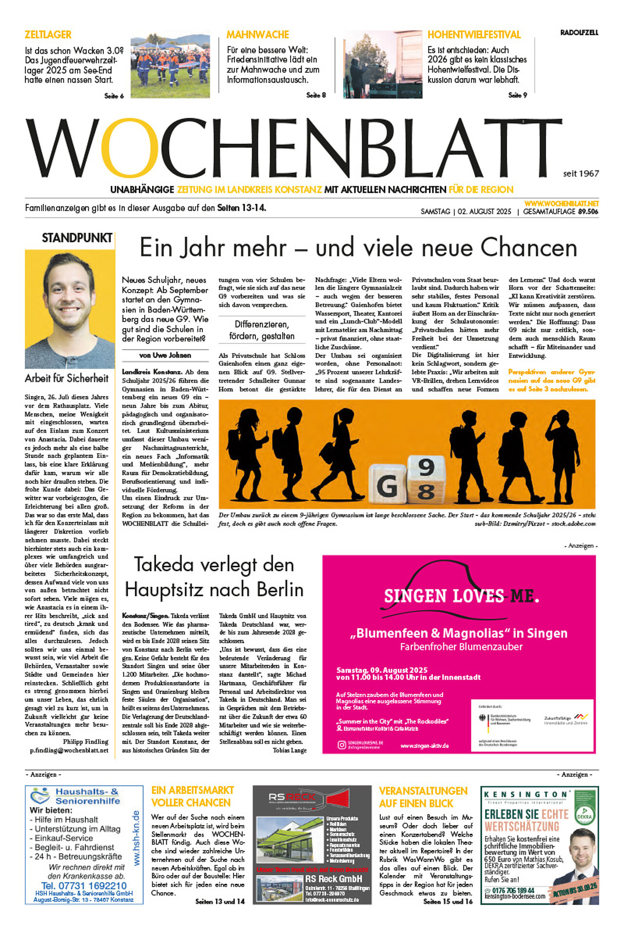 Ausgabe 31 vom 2. August 2025