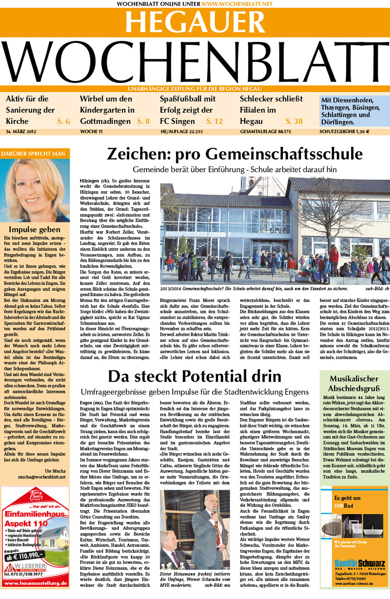 Ausgabe 11 vom 14. März 2012