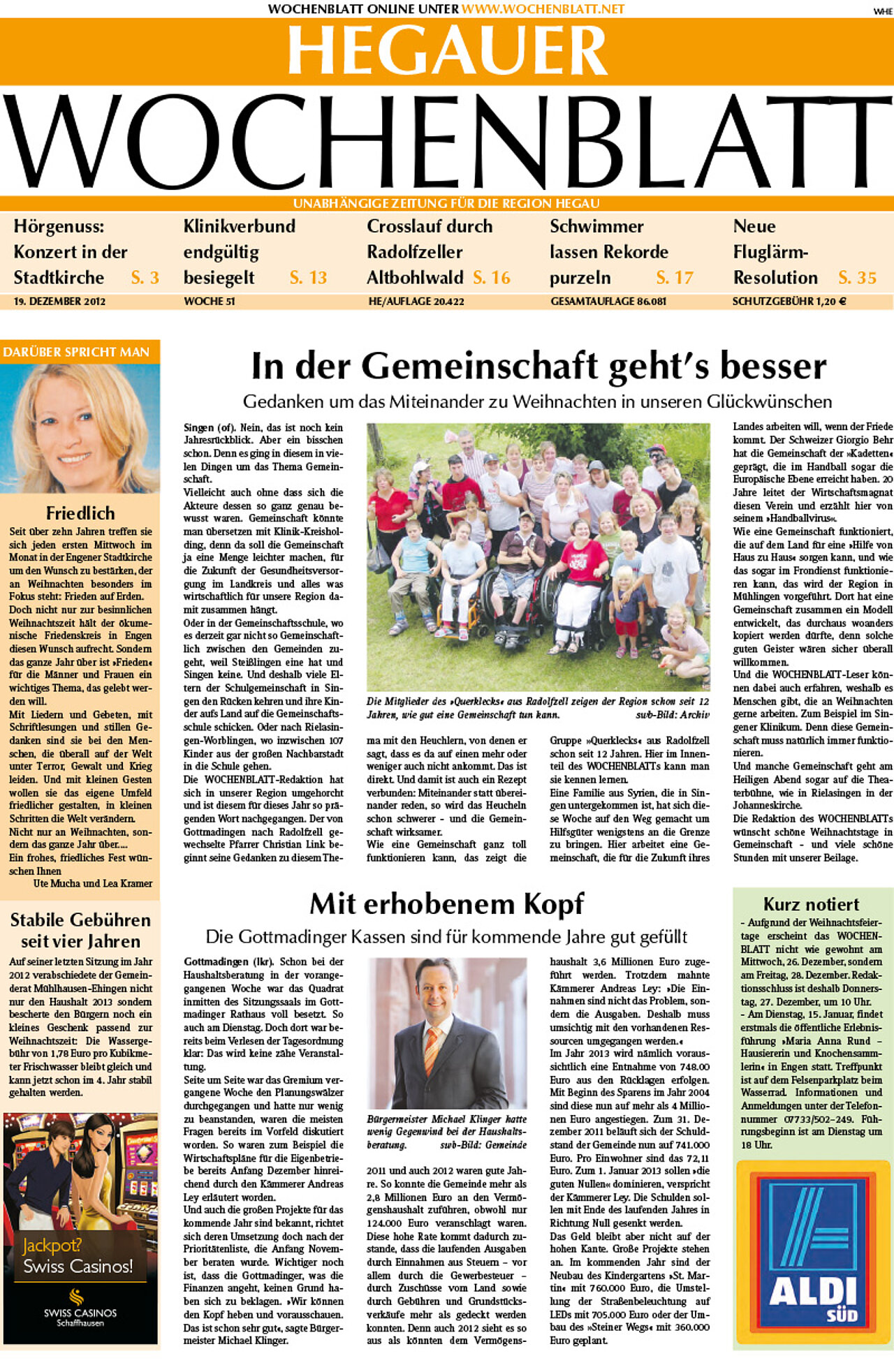 Ausgabe 51 vom 19. Dezember 2012