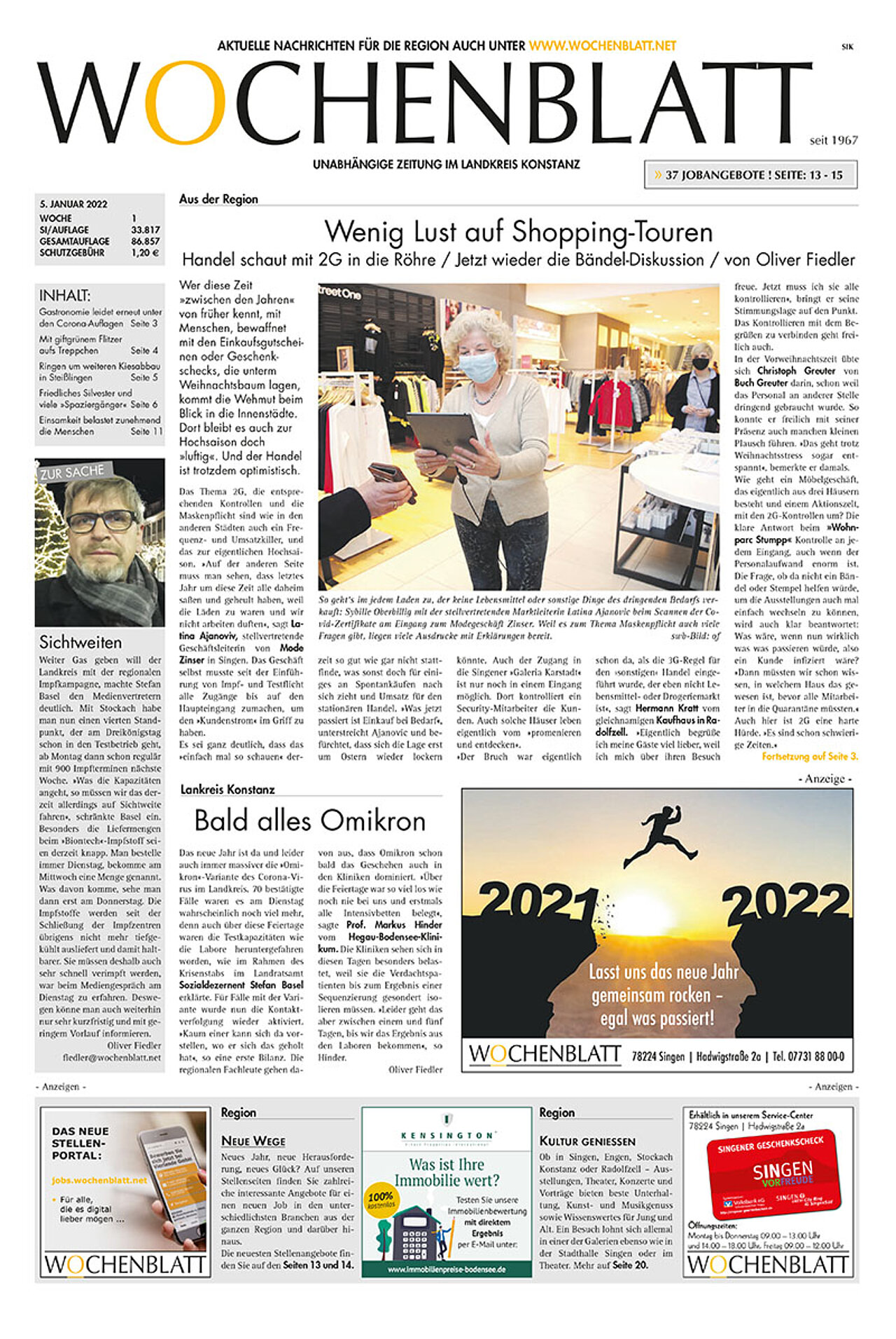 Ausgabe 01 vom 05. Januar 2022