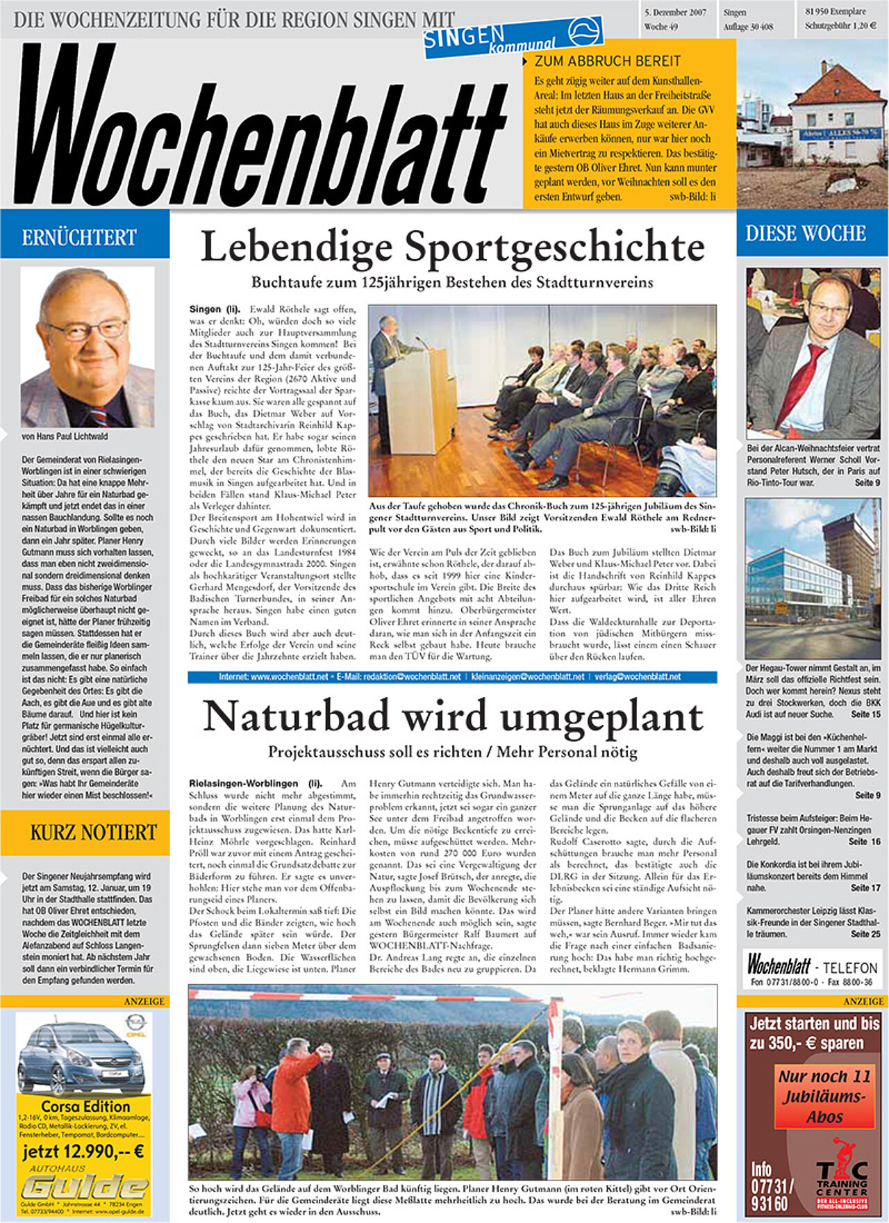 Ausgabe 49 vom 05. Dezember 2007