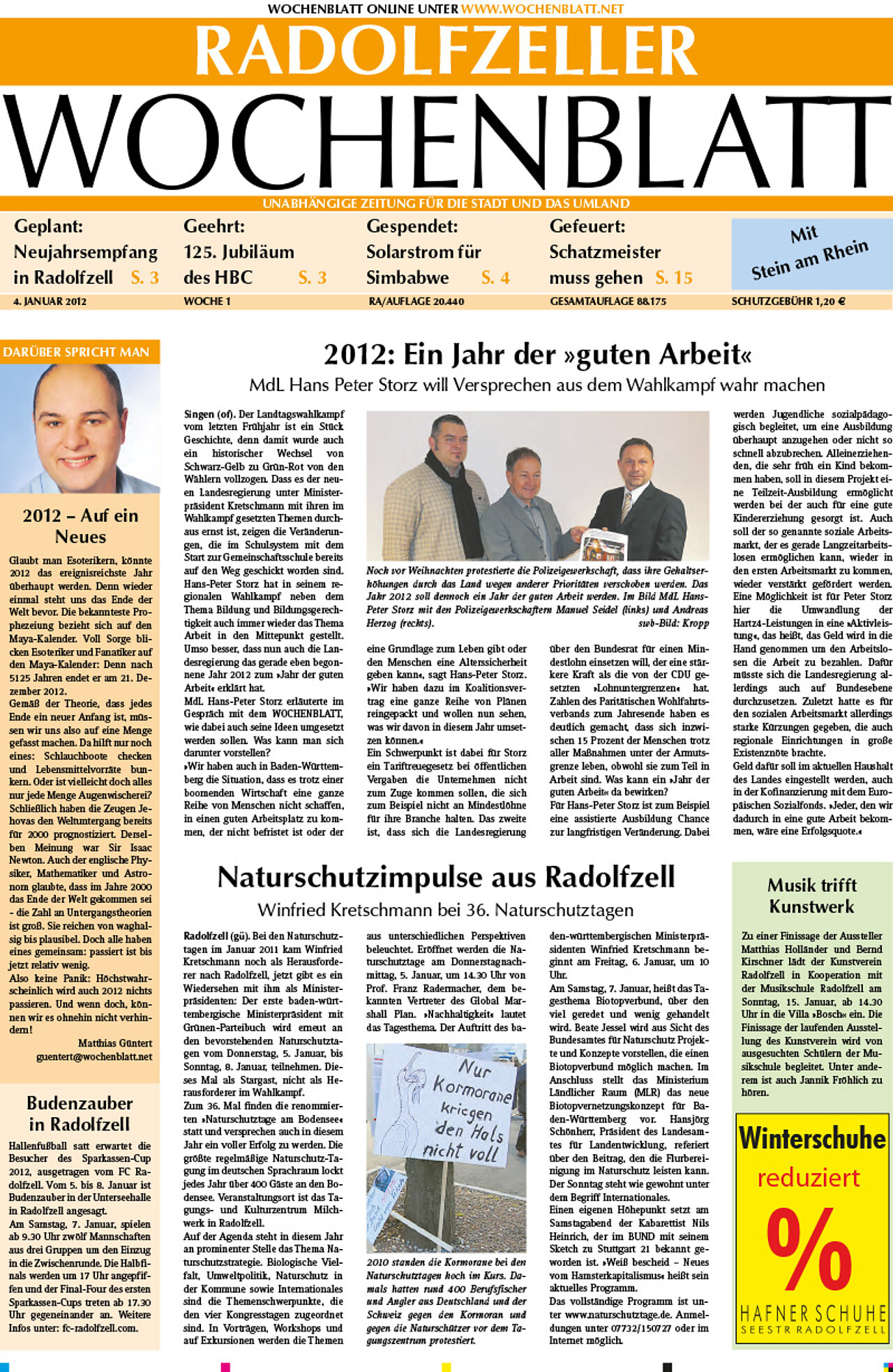 Ausgabe 01 vom 04. Januar 2012
