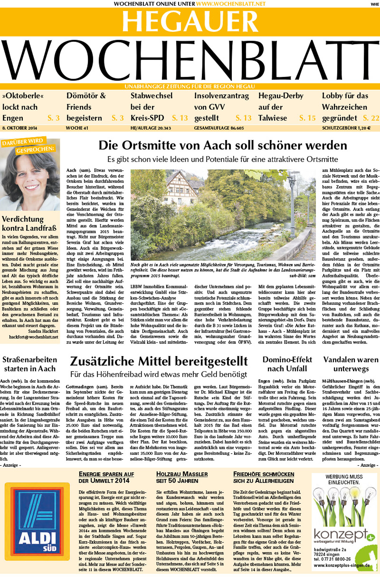 Ausgabe 41 vom 08. Oktober 2014