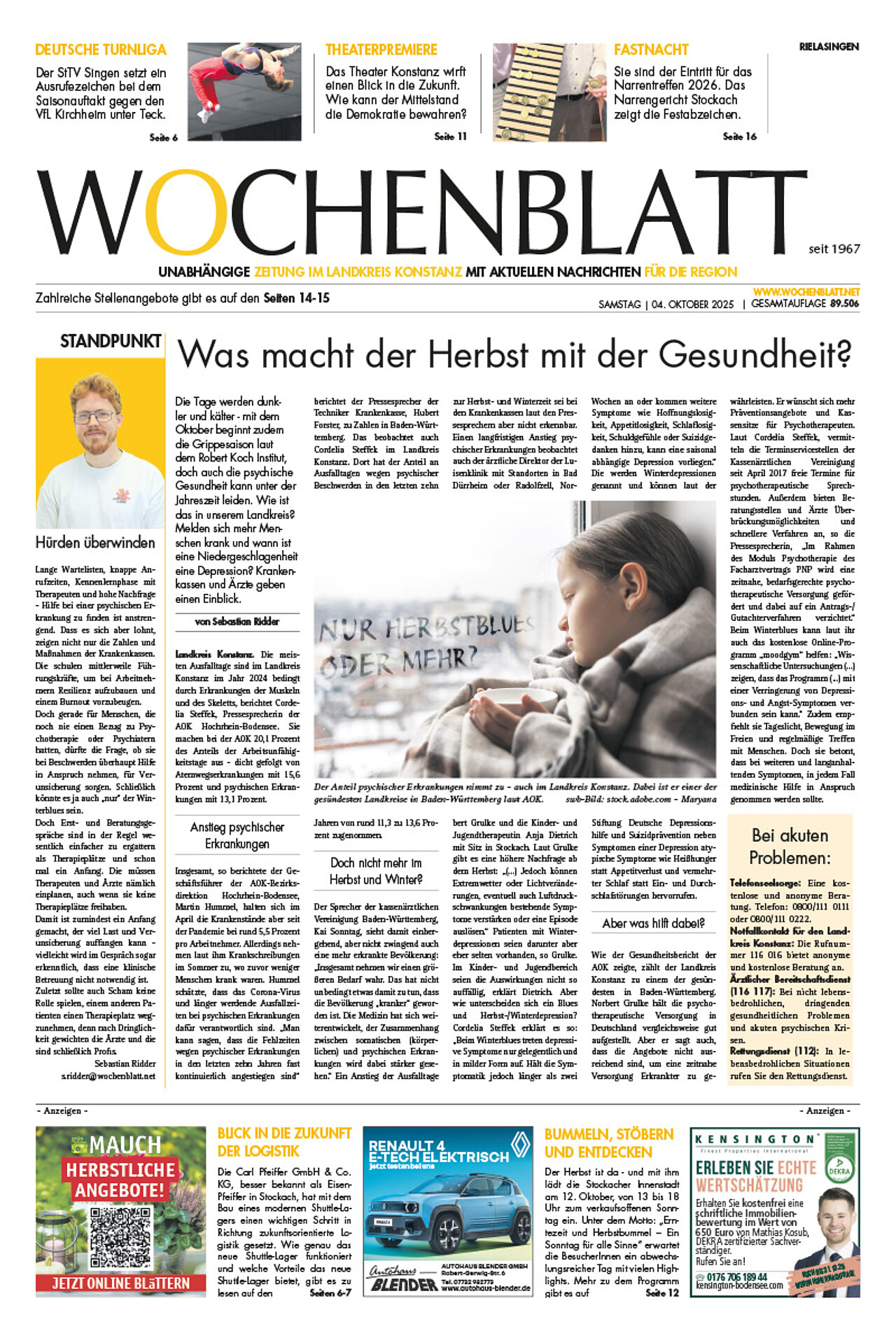 Ausgabe 40 vom 4. Oktober 2025