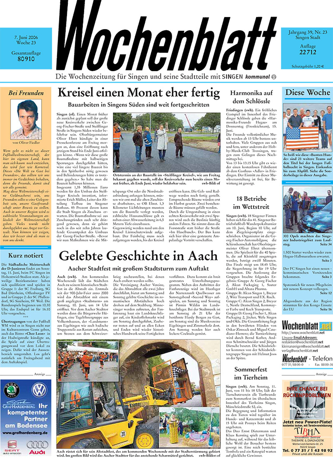 Ausgabe 23 vom 07. Juni 2006