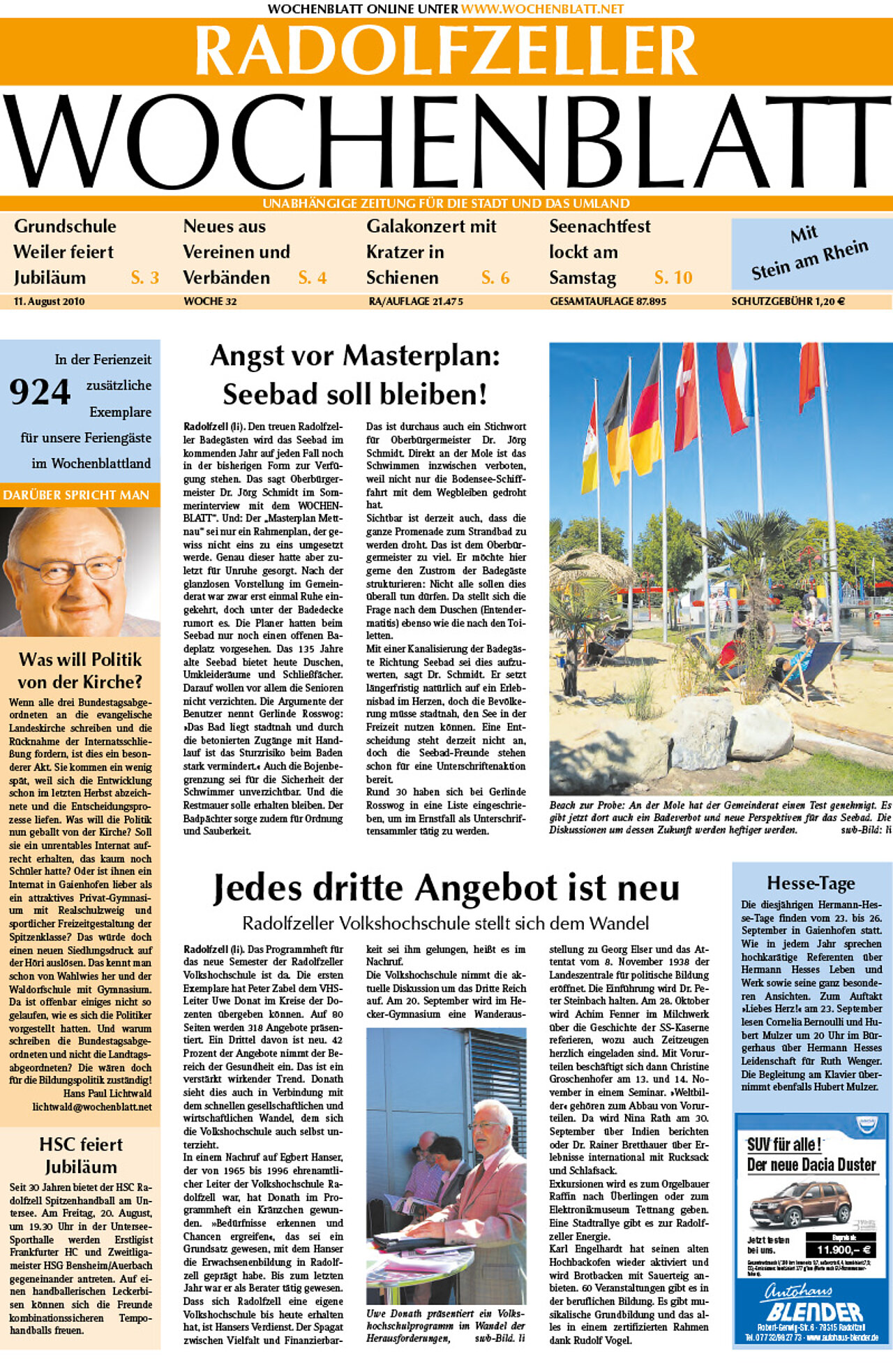 Ausgabe 32 vom 11. August 2010