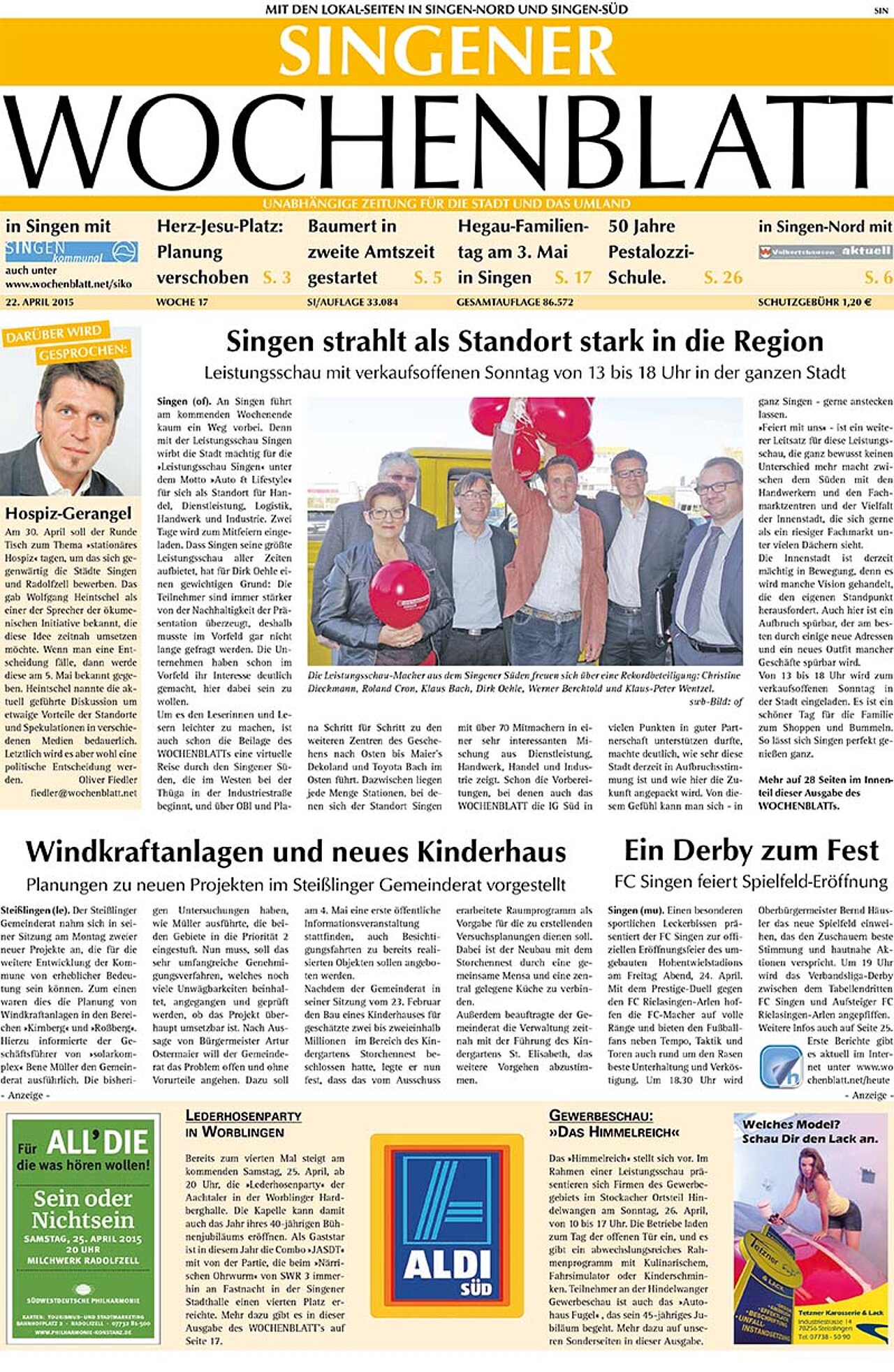 Ausgabe 17 vom 22. April 2015