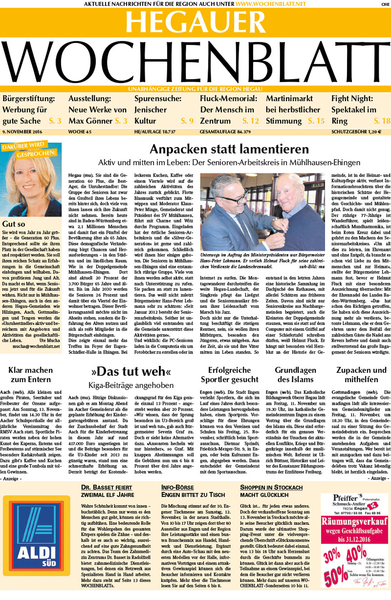 Ausgabe 45 vom 09. November 2016