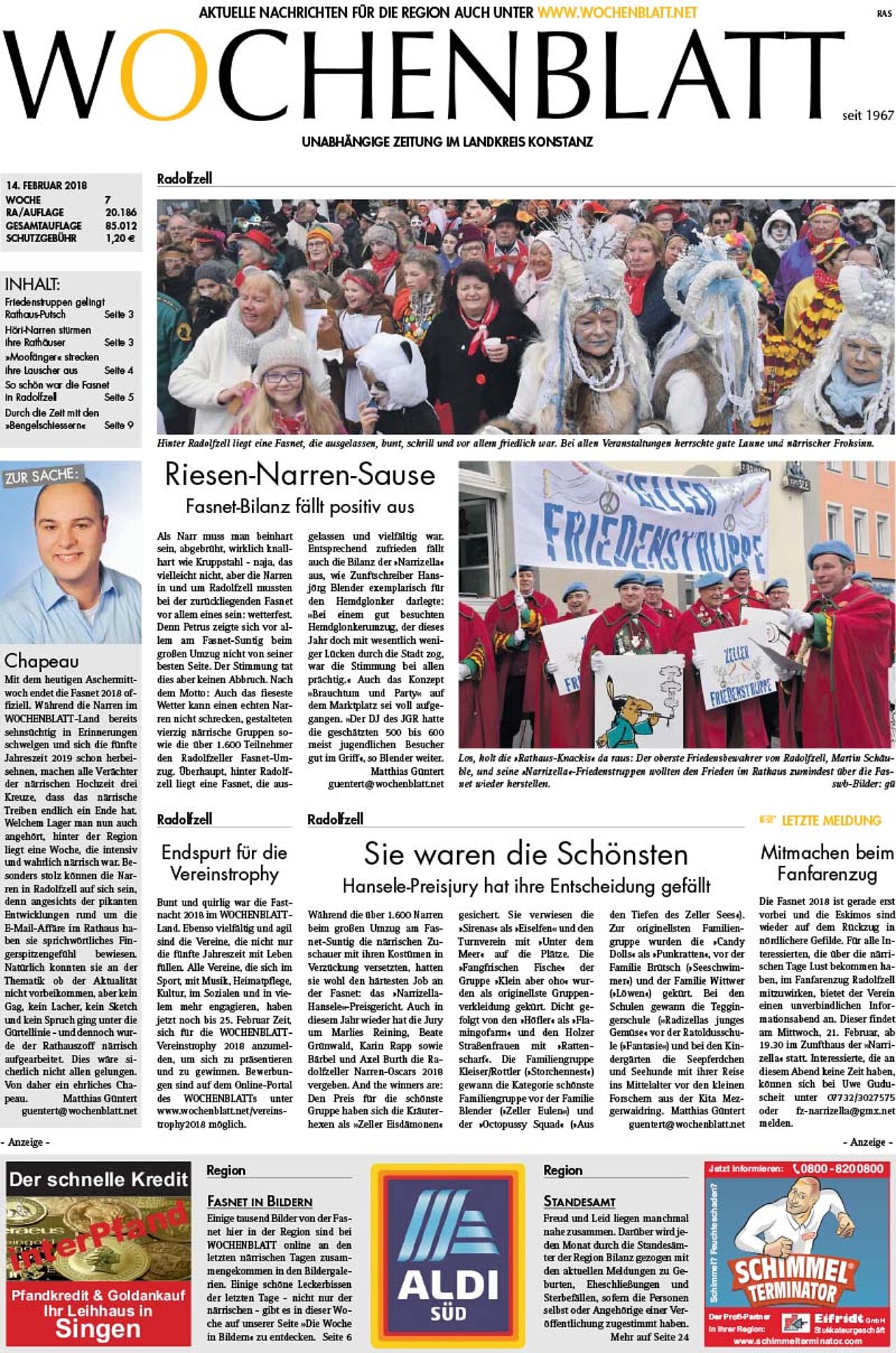 Ausgabe 07 vom 14. Februar 2018