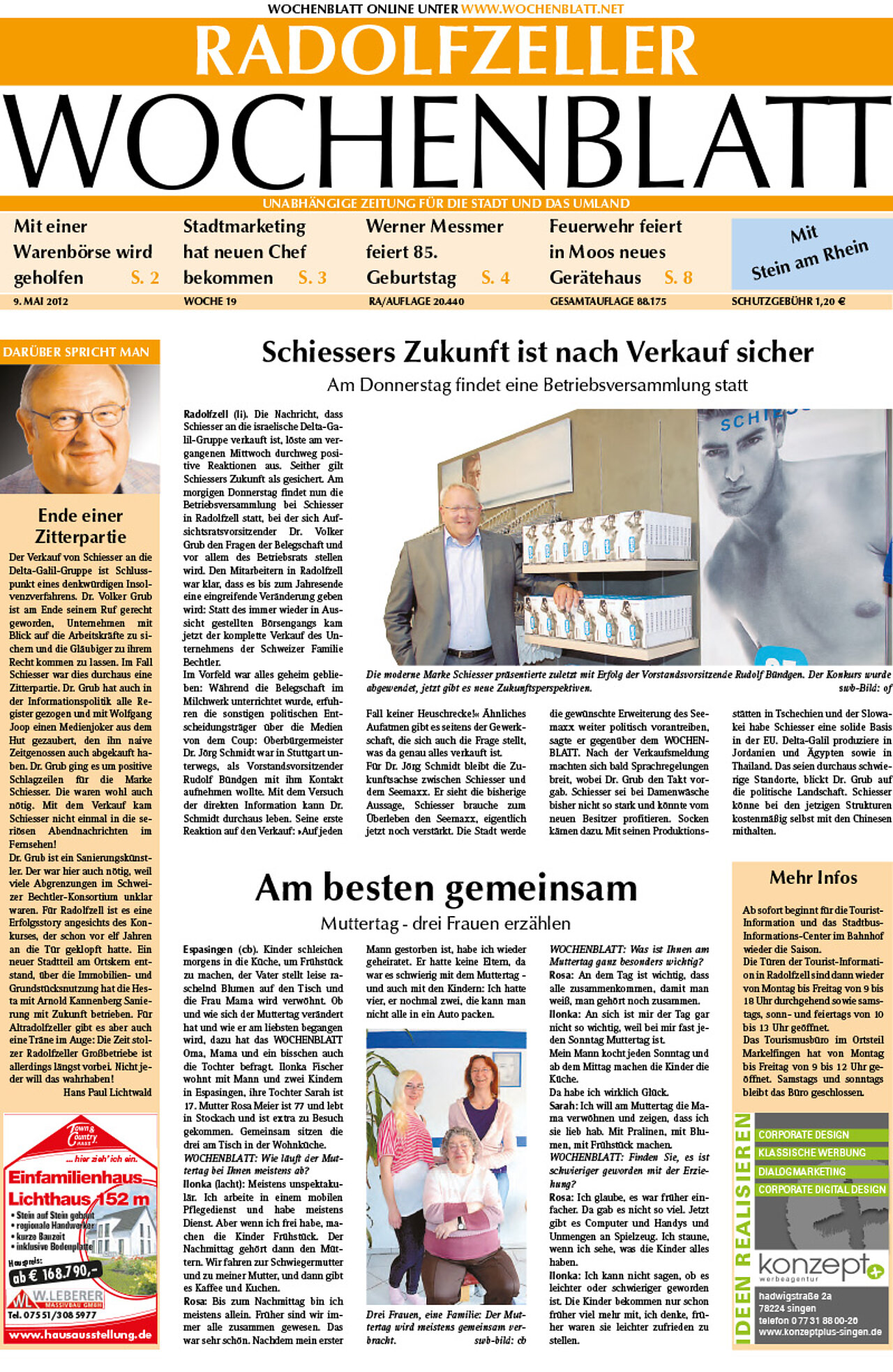 Ausgabe 19 vom 09. Mai 2012
