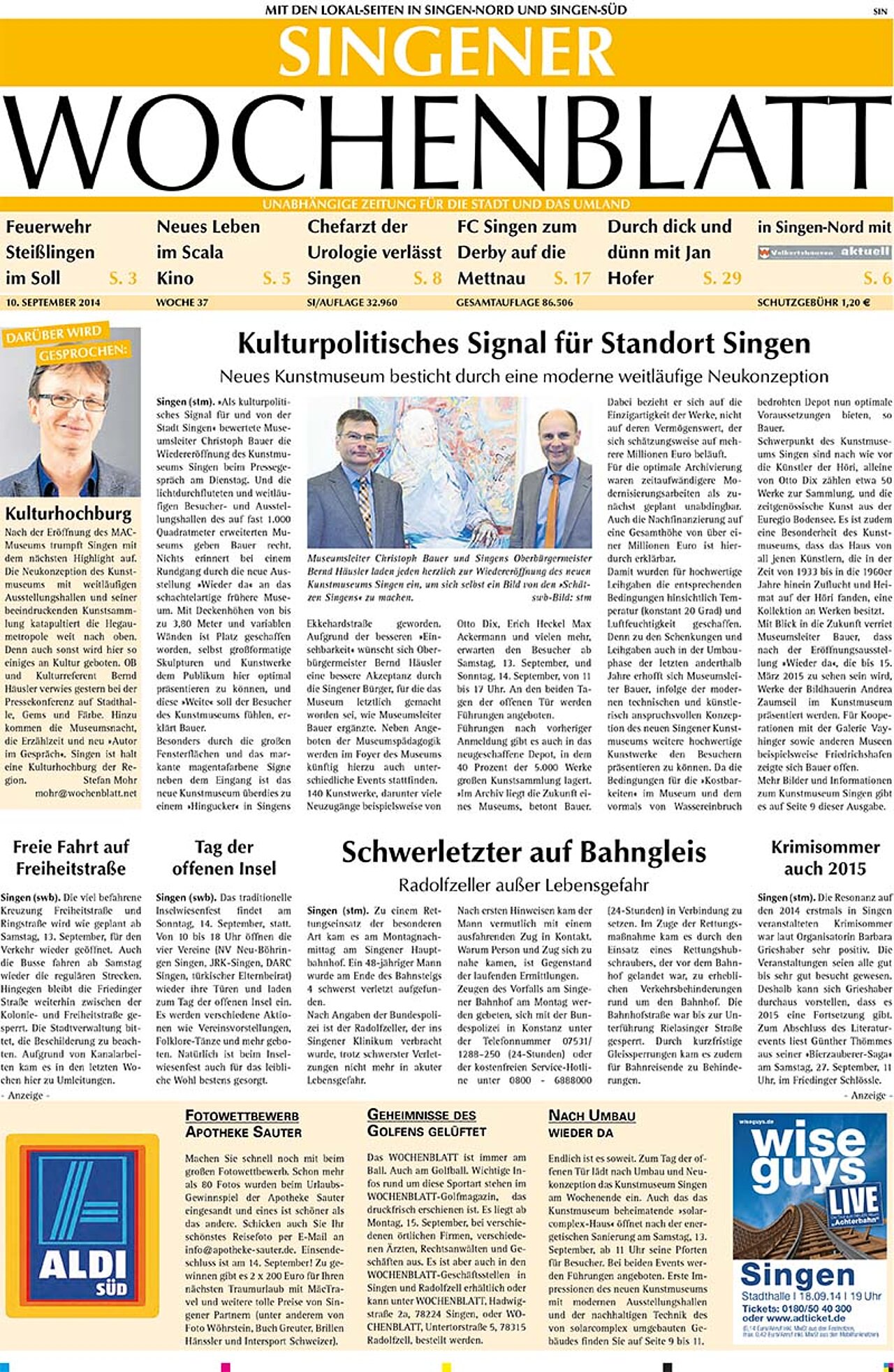 Ausgabe 37 vom 10. September 2014