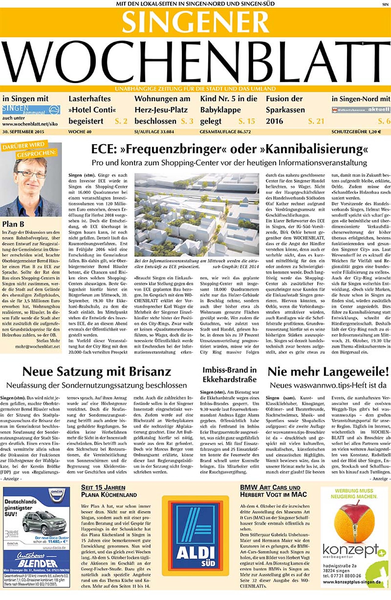 Ausgabe 40 vom 30. September 2015