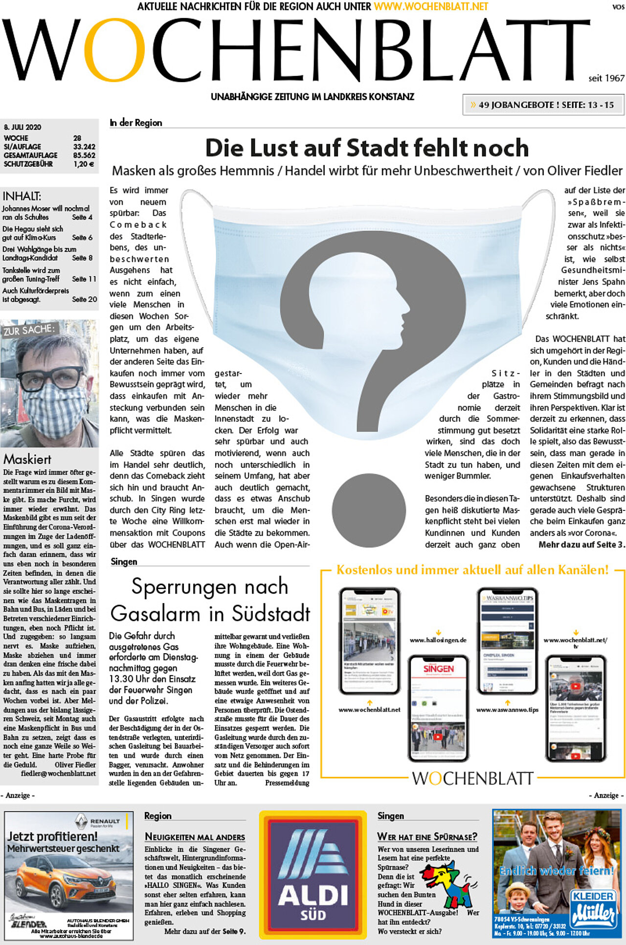 Ausgabe 28 vom 08. Juli 2020