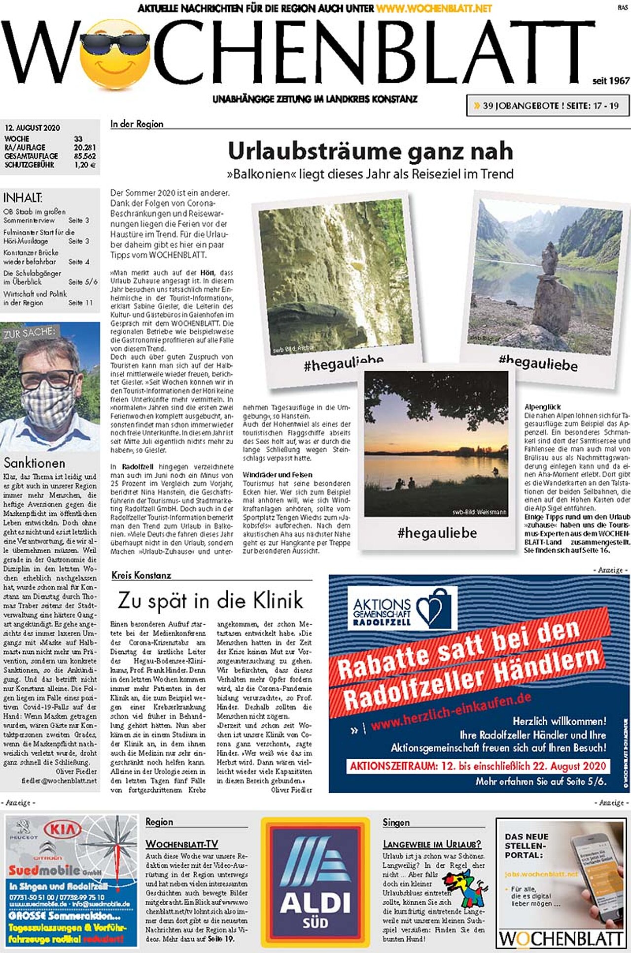 Ausgabe 33 vom 12. August 2020