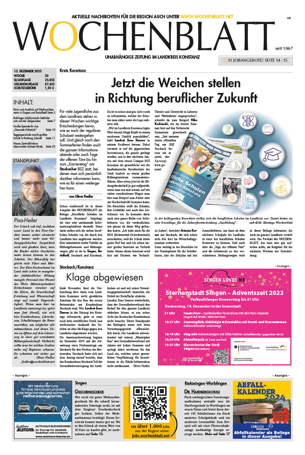 Ausgabe 50 vom 13. Dezember 2023