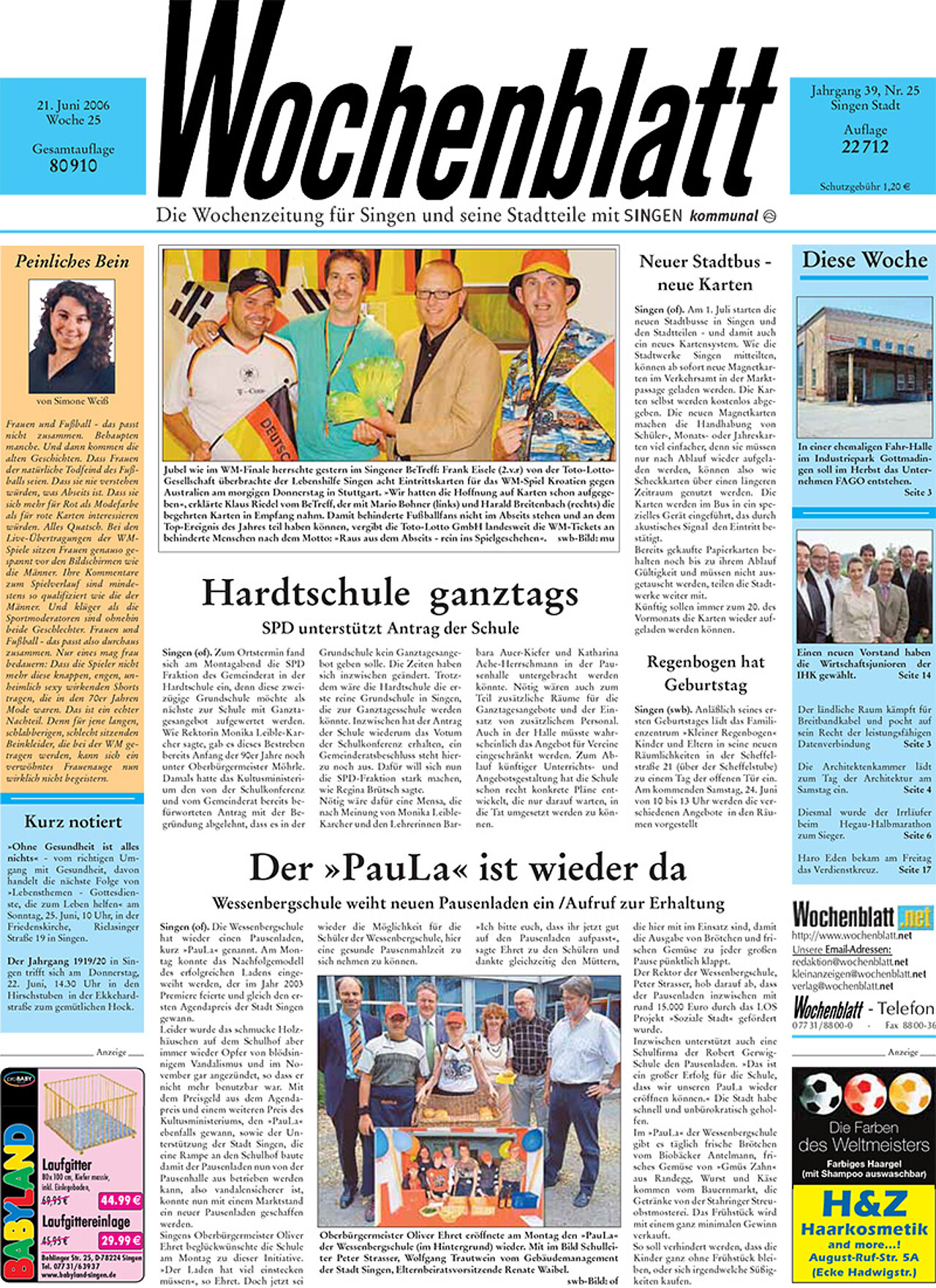 Ausgabe 25 vom 21. Juni 2006